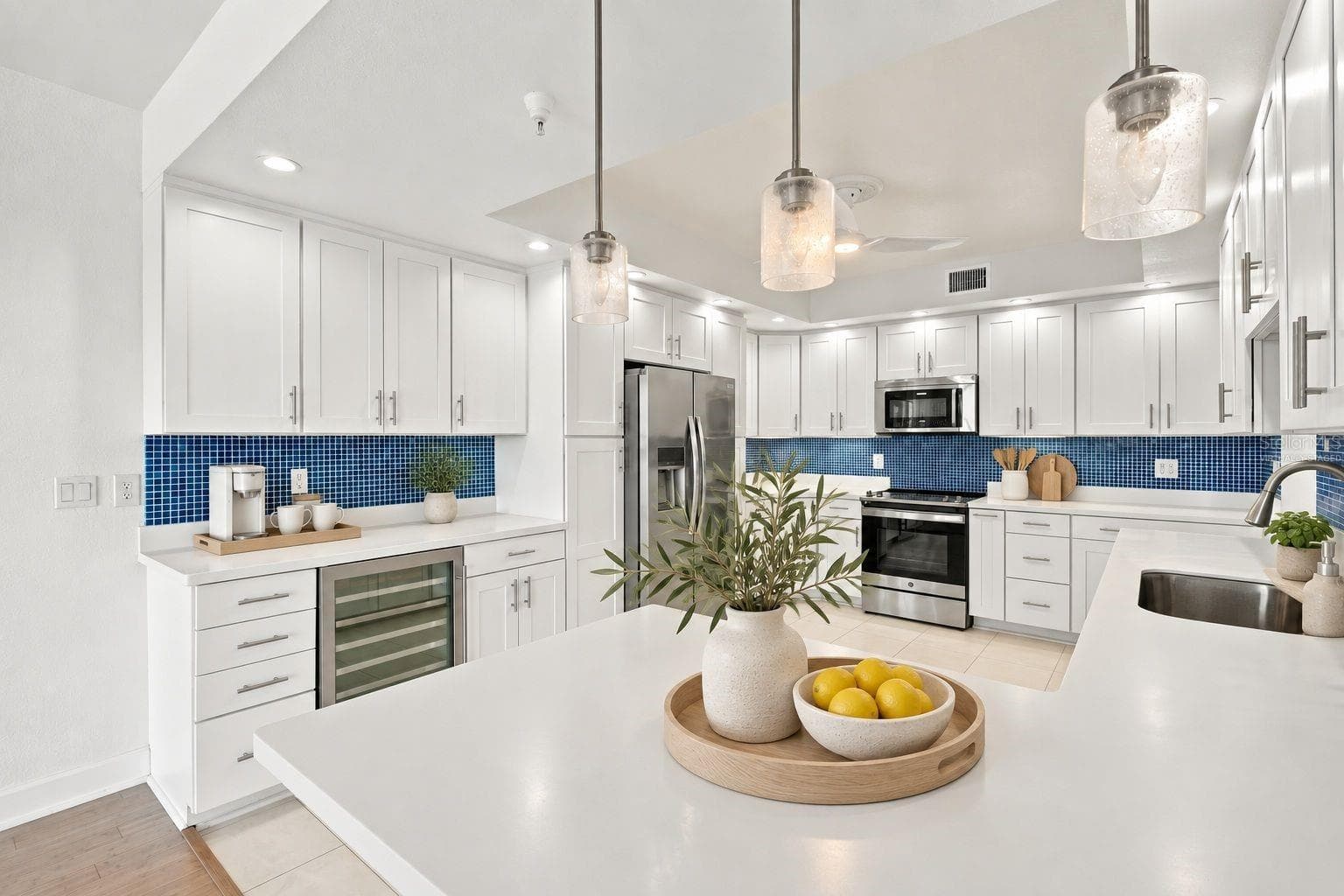 Kitchen Virtually Staged - 4993 BACOPA LN S #304, ST PETERSBURG