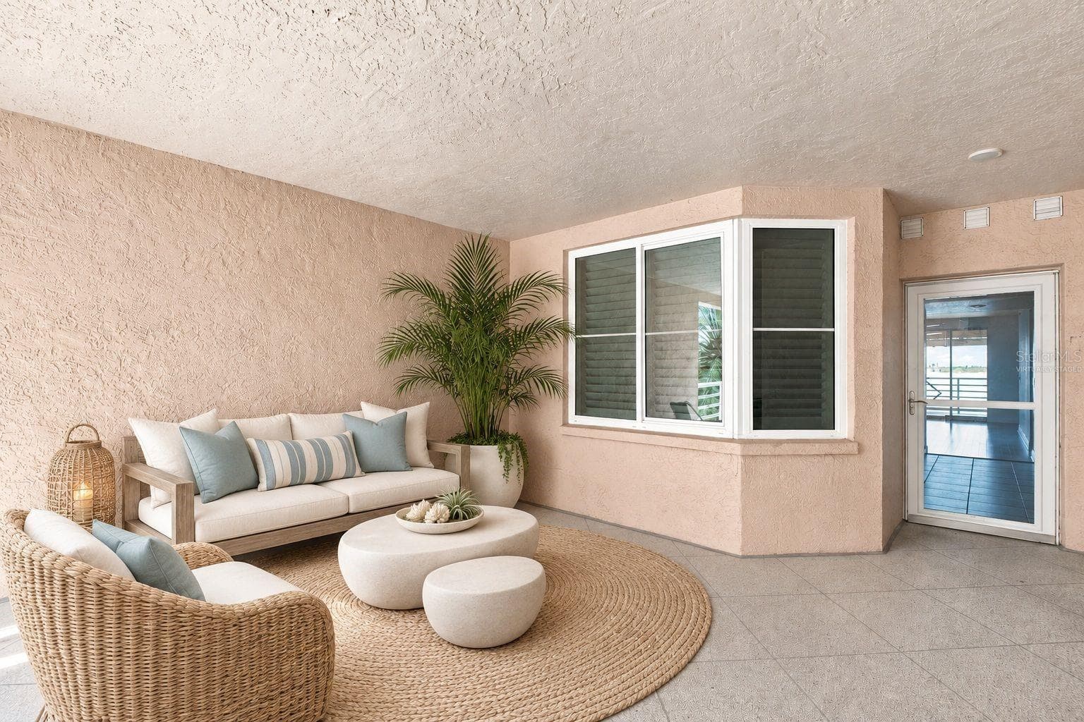 Front view virtually staged - 4993 BACOPA LN S #304, ST PETERSBURG