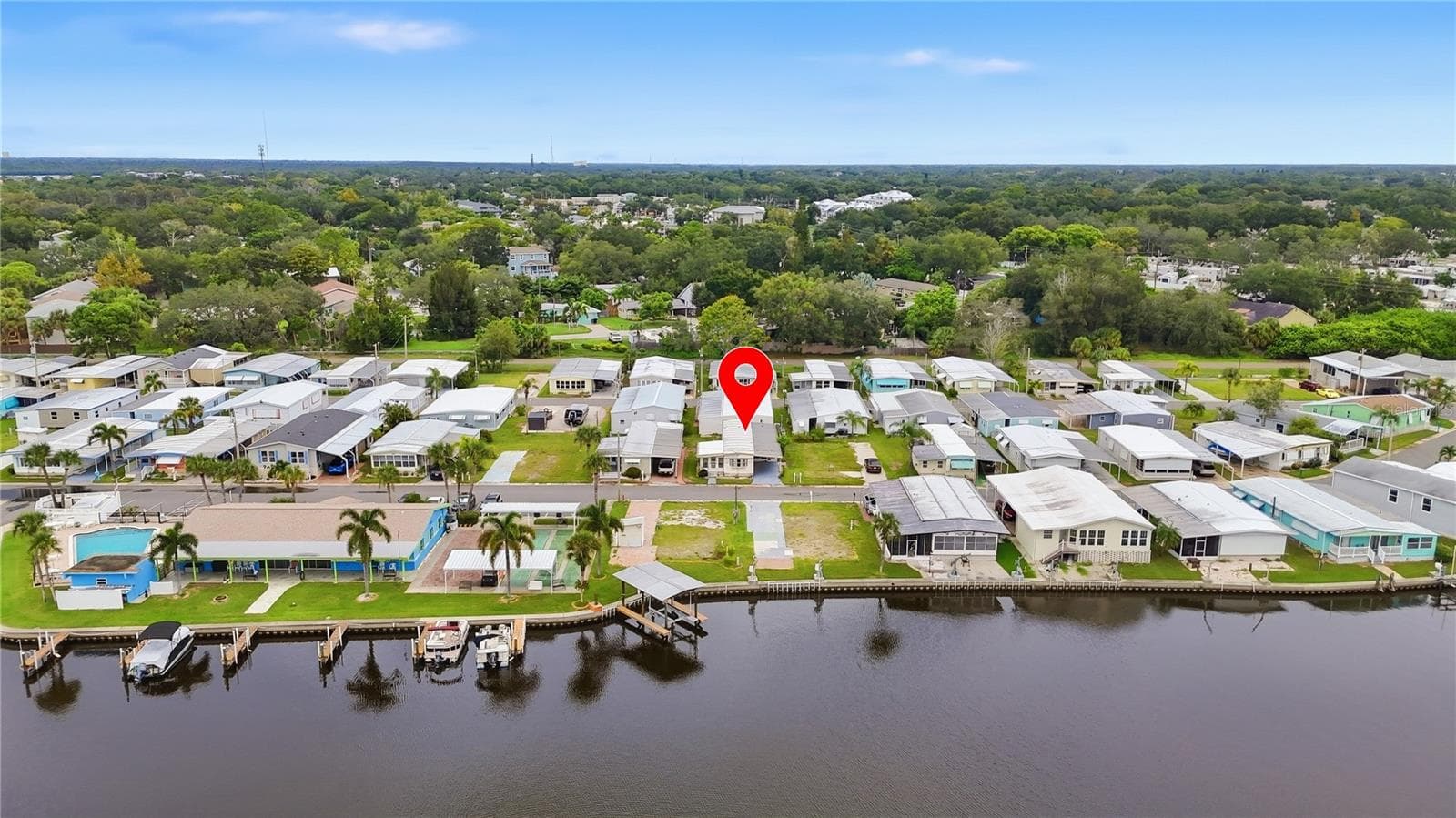 Arial view - 65 SCHOONER DR #65, PALM HARBOR