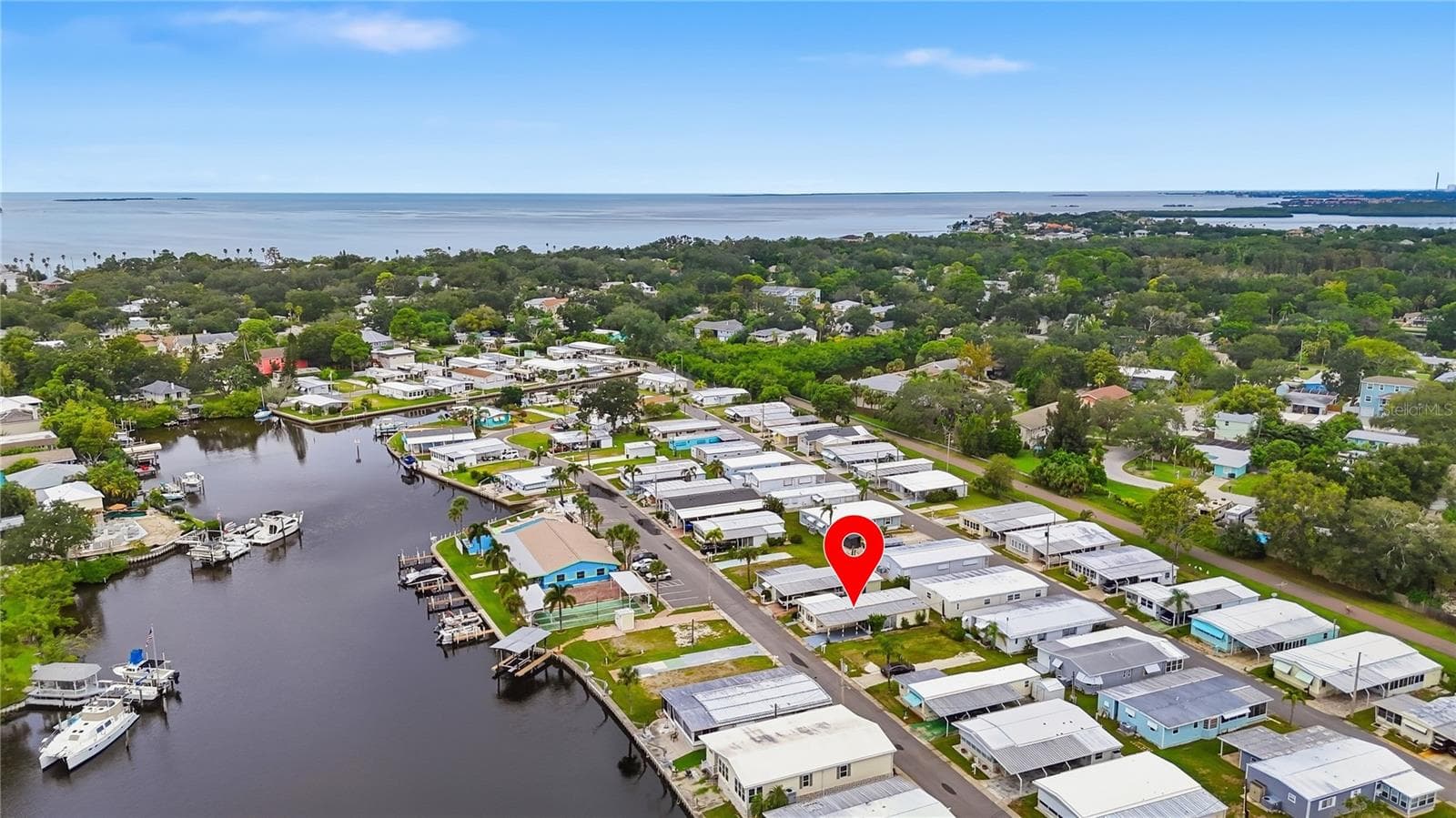Arial view - 65 SCHOONER DR #65, PALM HARBOR