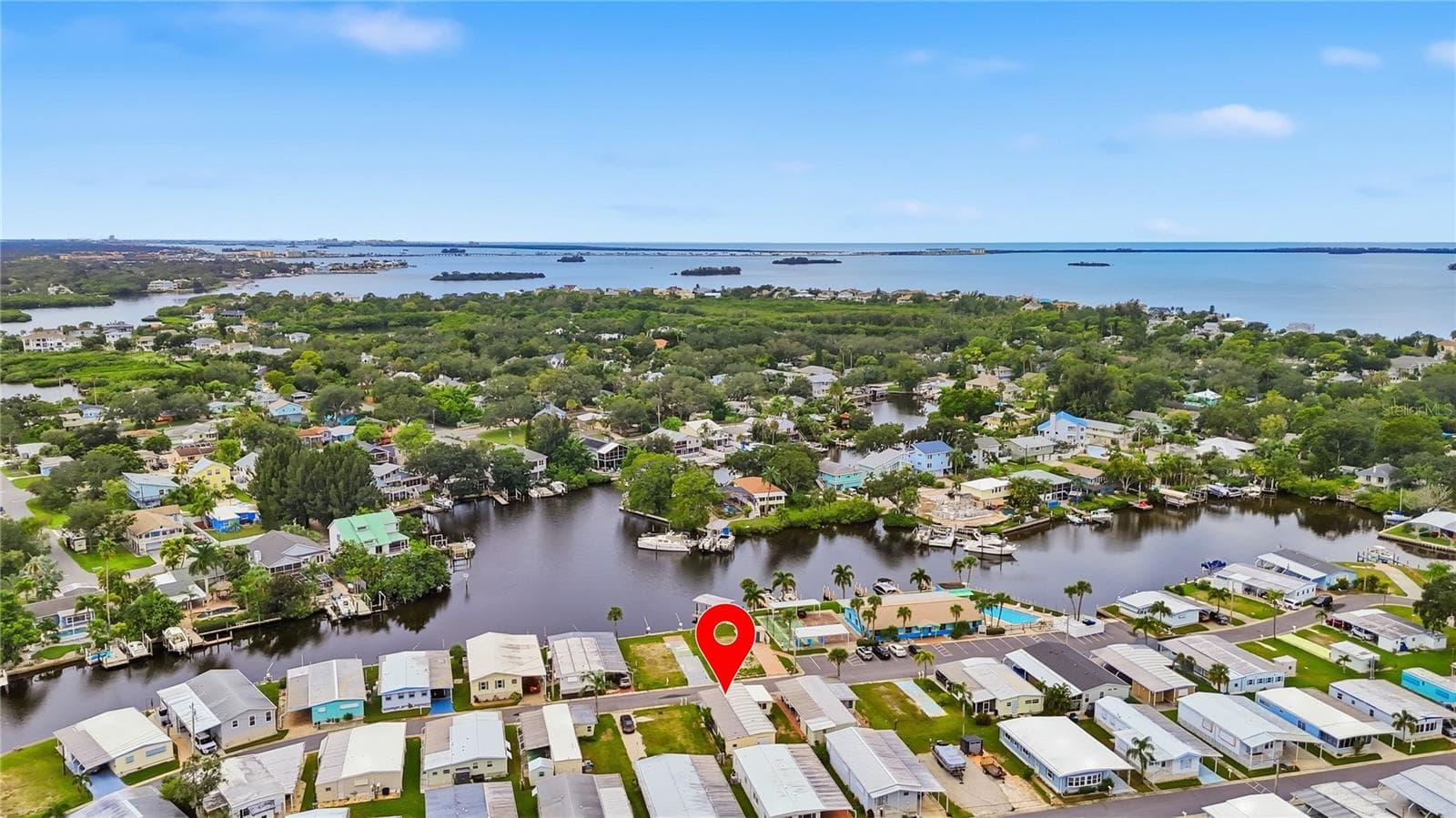 Arial view - 65 SCHOONER DR #65, PALM HARBOR