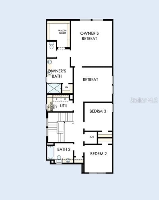 Floor Plan Second Floor - 15053 SIRLEAF DR, ORLANDO