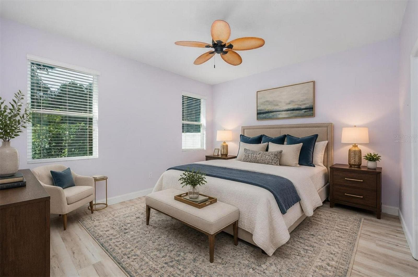Primary suite virtually staged - 13786 HUNTING CREEK PL, SPRING HILL