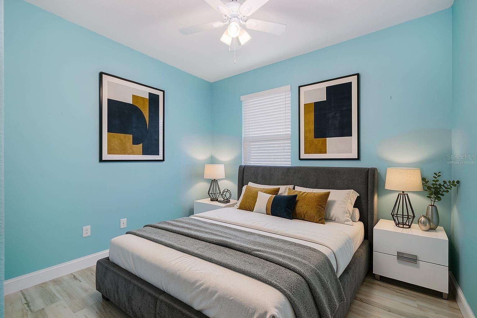Bedroom 2 virtually staged - 13786 HUNTING CREEK PL, SPRING HILL