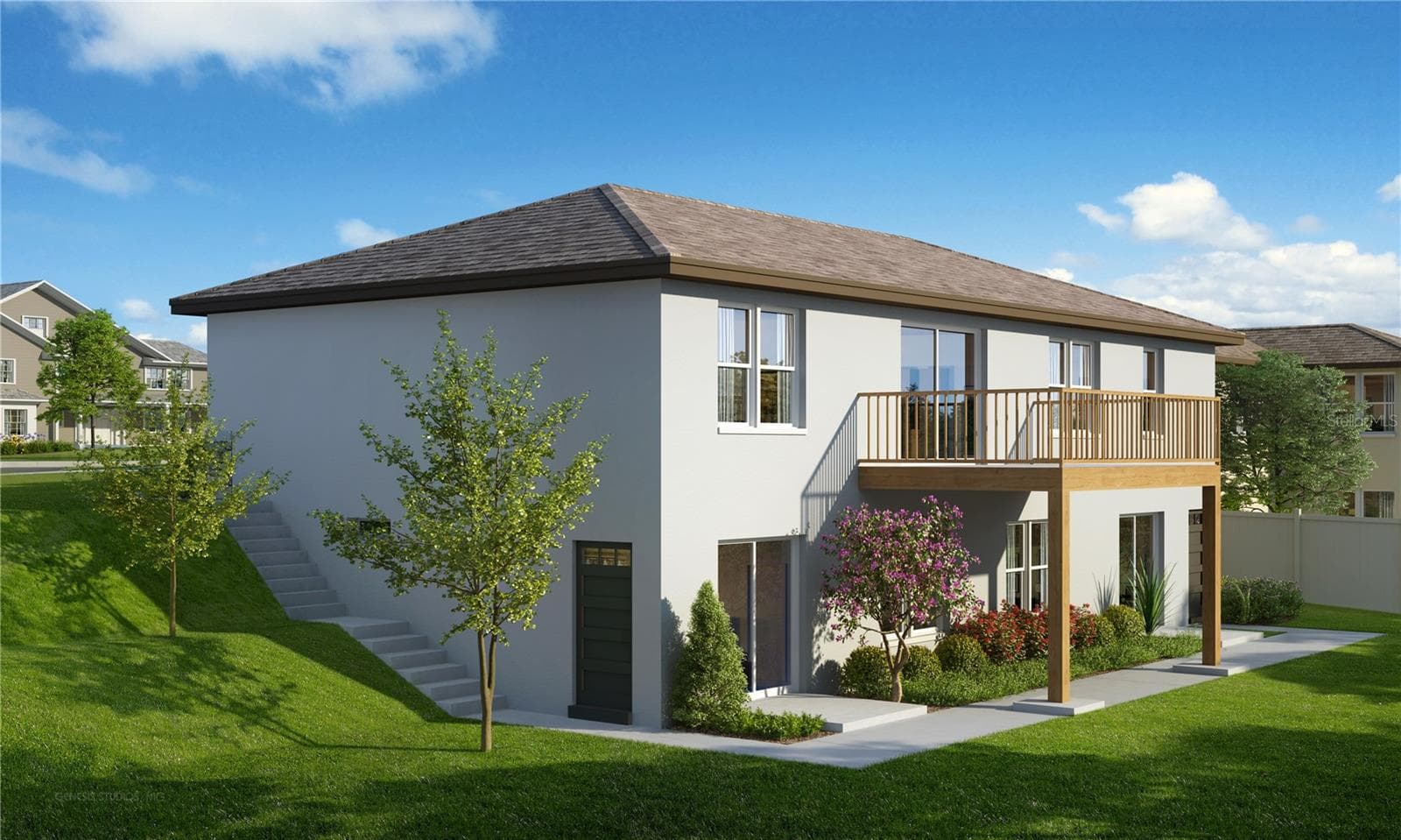 Back Elevation Rendering - CONSTITUTION MORNINGVIEW DR, EUSTIS