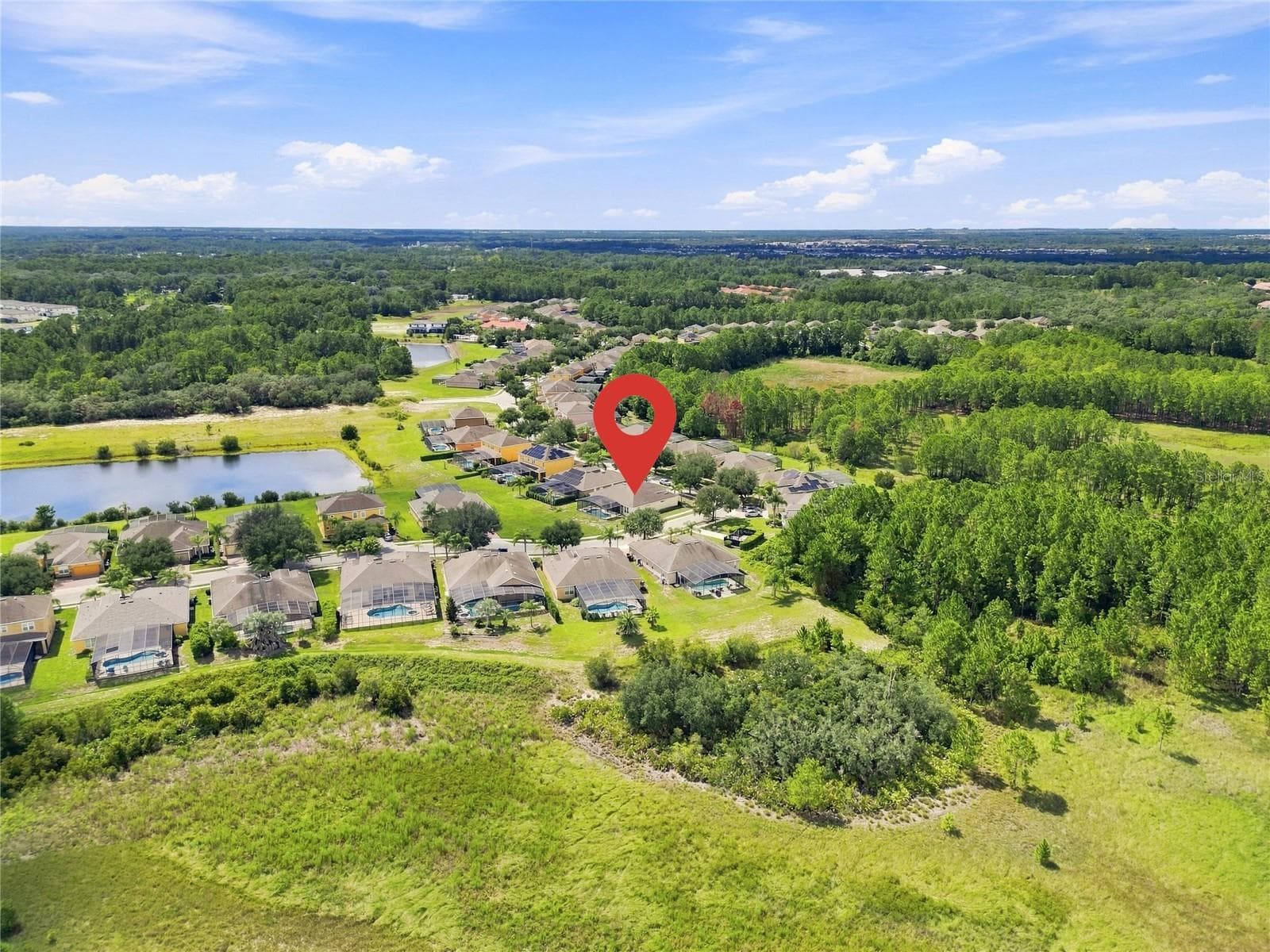 Another overhead view of the home and community - 277 YELLOW SNAPDRAGON DR, DAVENPORT