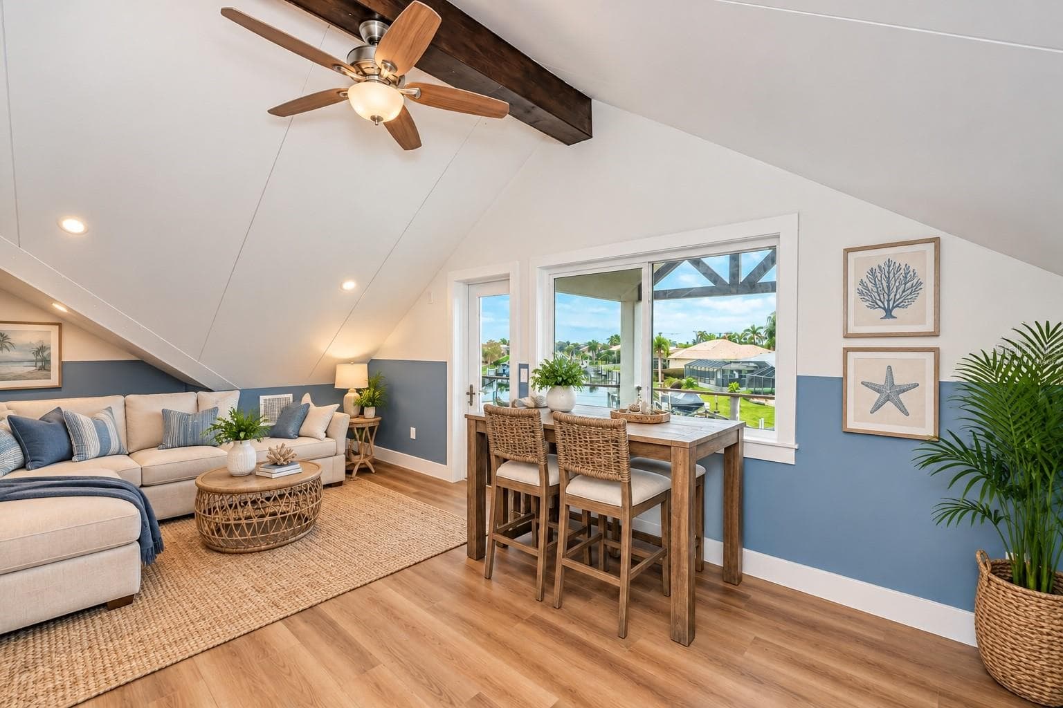 virtually staged loft - 201 TROPICANA DR, PUNTA GORDA