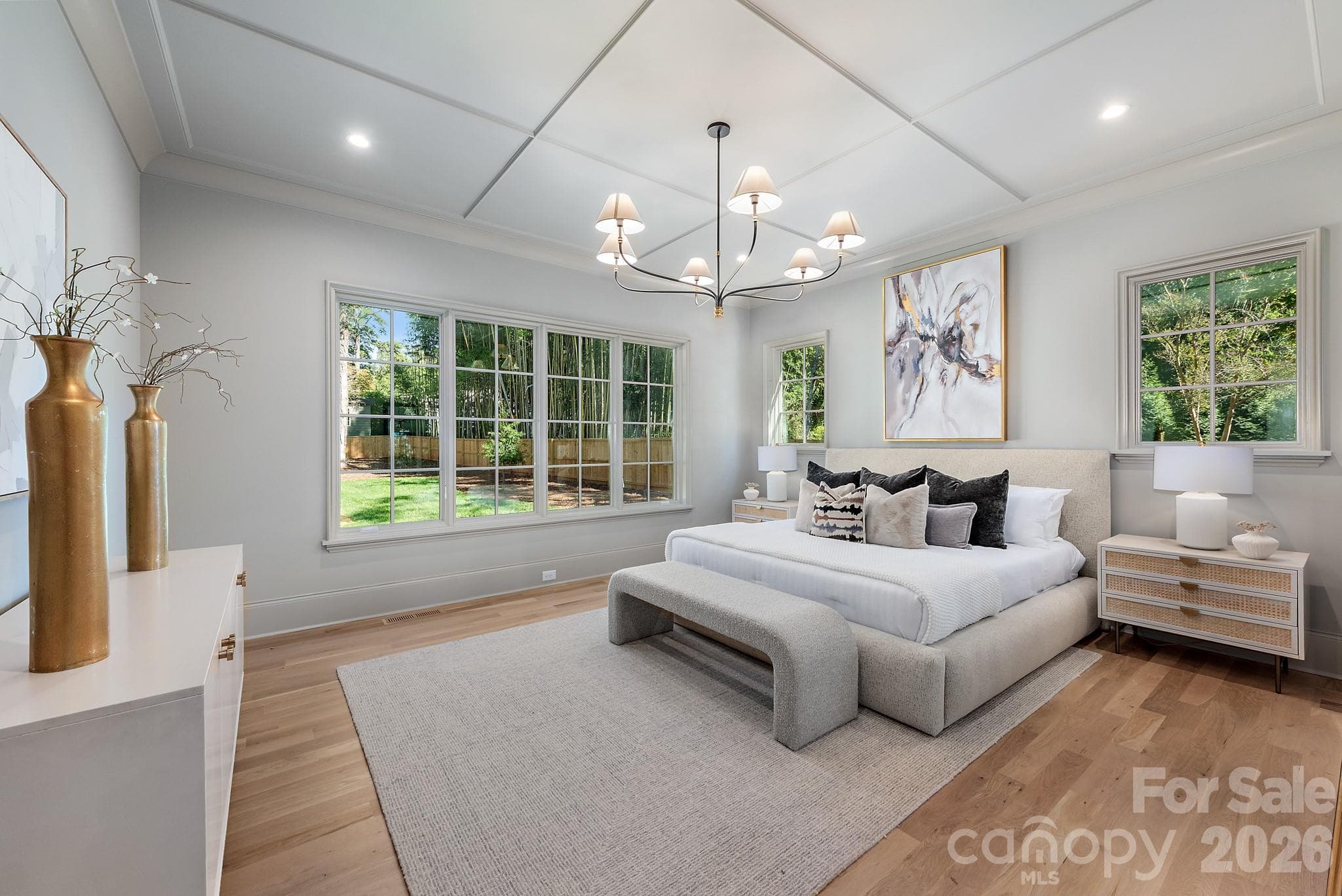 Main level primary suite. - 133 Wonderwood Drive, Charlotte