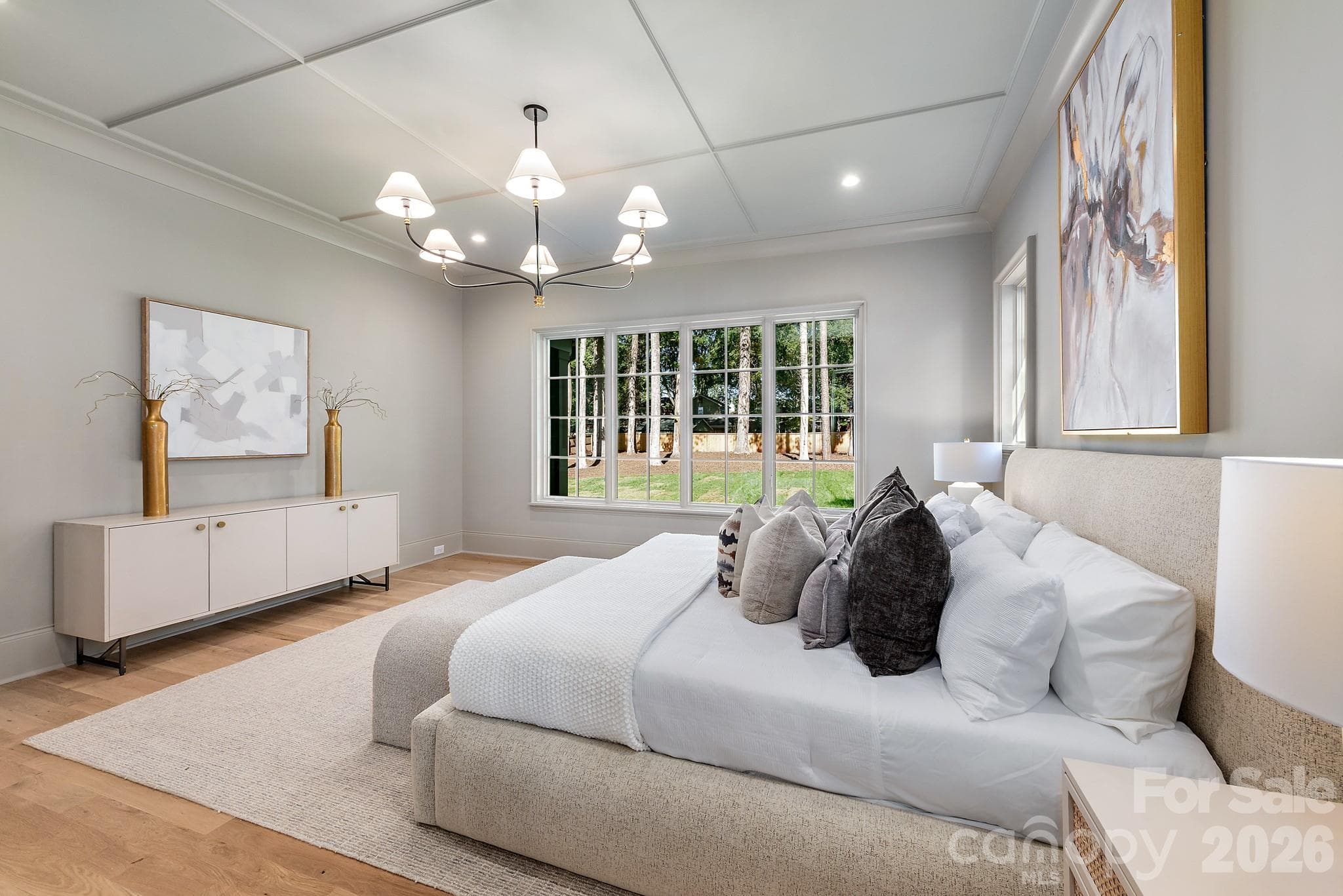 Main level primary suite. - 133 Wonderwood Drive, Charlotte