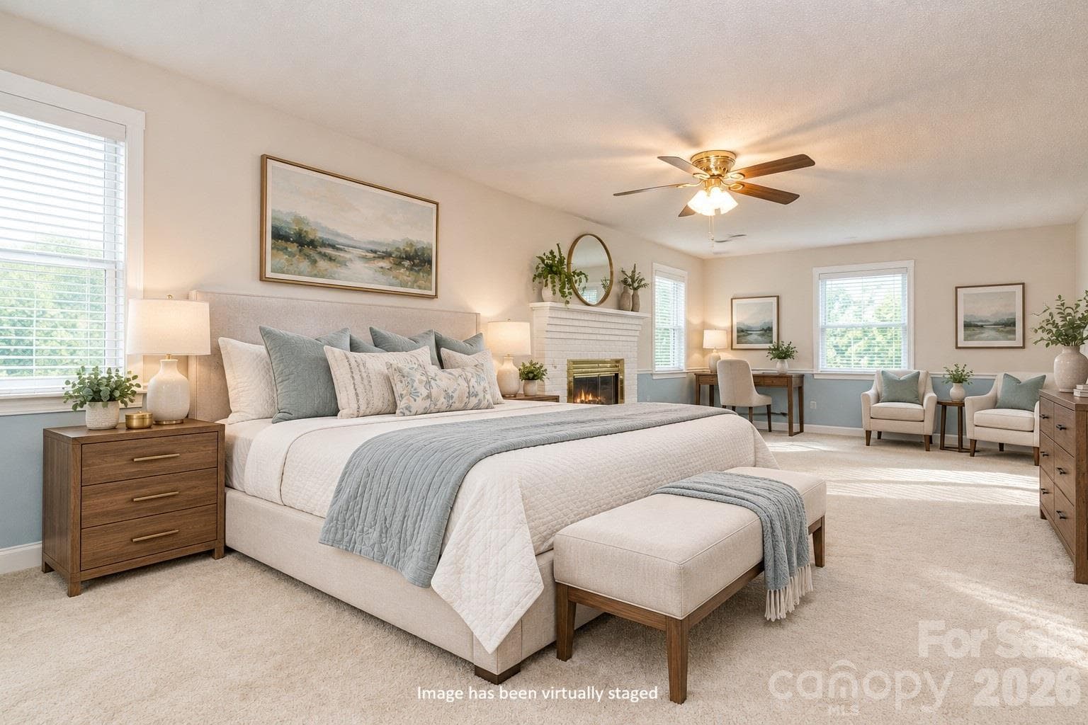 Upper Level 2nd Primary Bedroom - Virtually Staged - 84 Portcrest Heights, Marion
