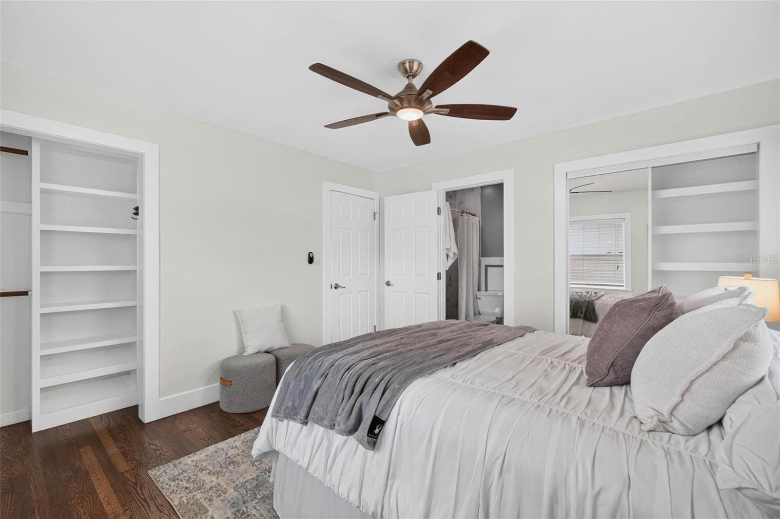 Great closet space in primary bedroom - 3312 MELTON ST N, ST PETERSBURG