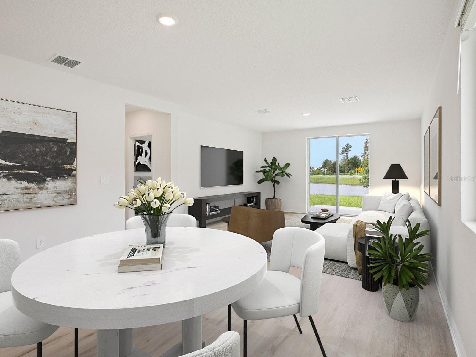 Photo is not of the actual home but of a builder home with same floorplan with similar interior finishes. - 3818 MOSCATO DR, BROOKSVILLE