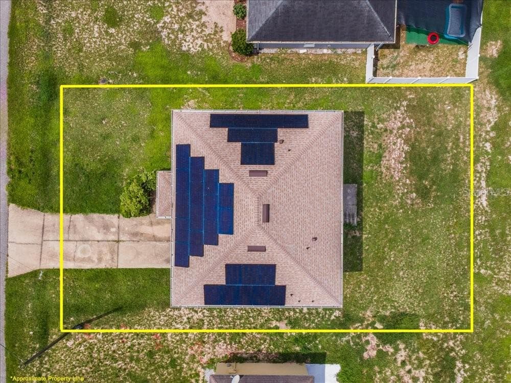 Solar Panel View - 436 PEACE CT, POINCIANA