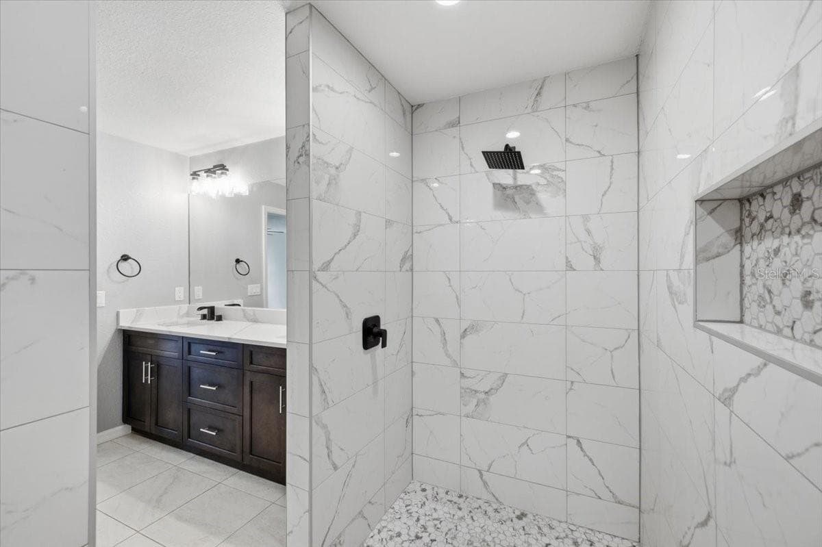 Shower in Primary Bathroom - 10149 ROCKBAY RD, BROOKSVILLE