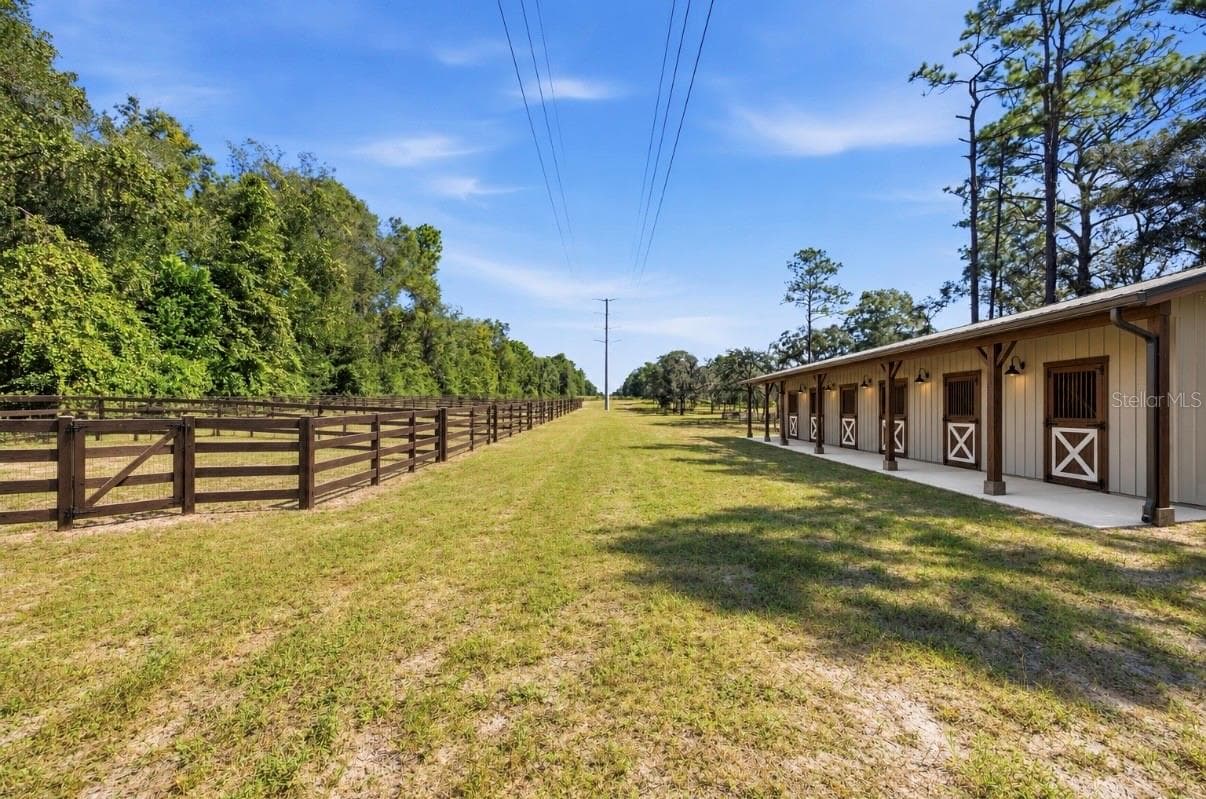 Virtually created paddocks and barn...imagine the possibilities! - 10149 ROCKBAY RD, BROOKSVILLE