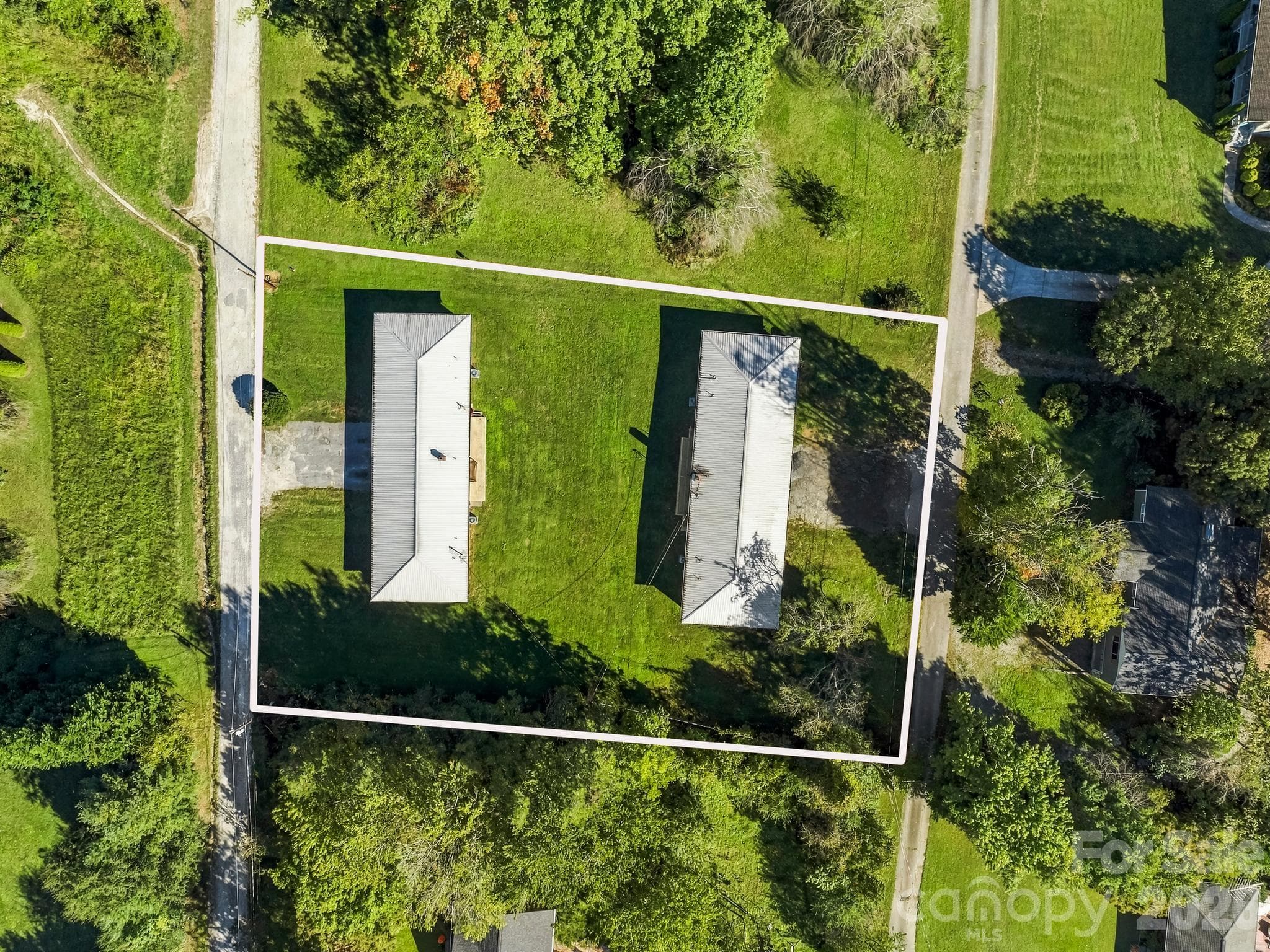 Aerial (Approximate Boundary Lines) - 17 Randolph Avenue, Flat Rock