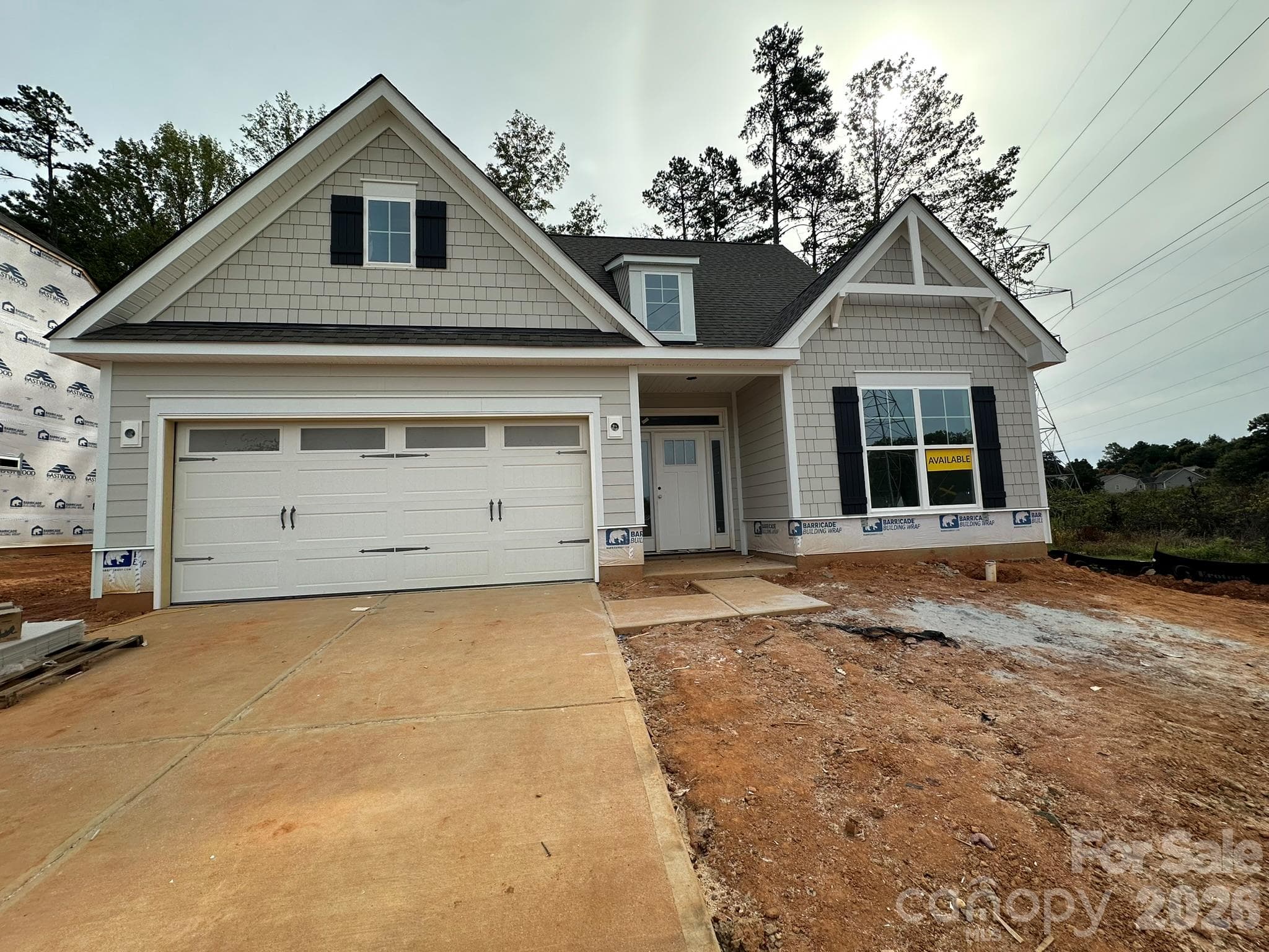 Homesite 90 features an Amelia B floorplan - 6016 New River Drive, Huntersville