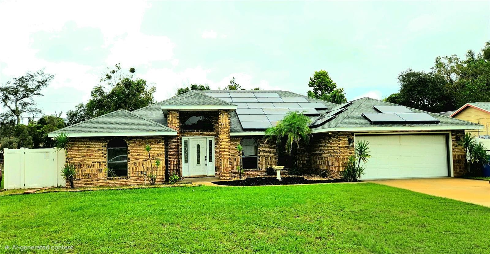 Large home with solar, fenced in, and pool. - 678 FAIRCHILD AVE, DELTONA