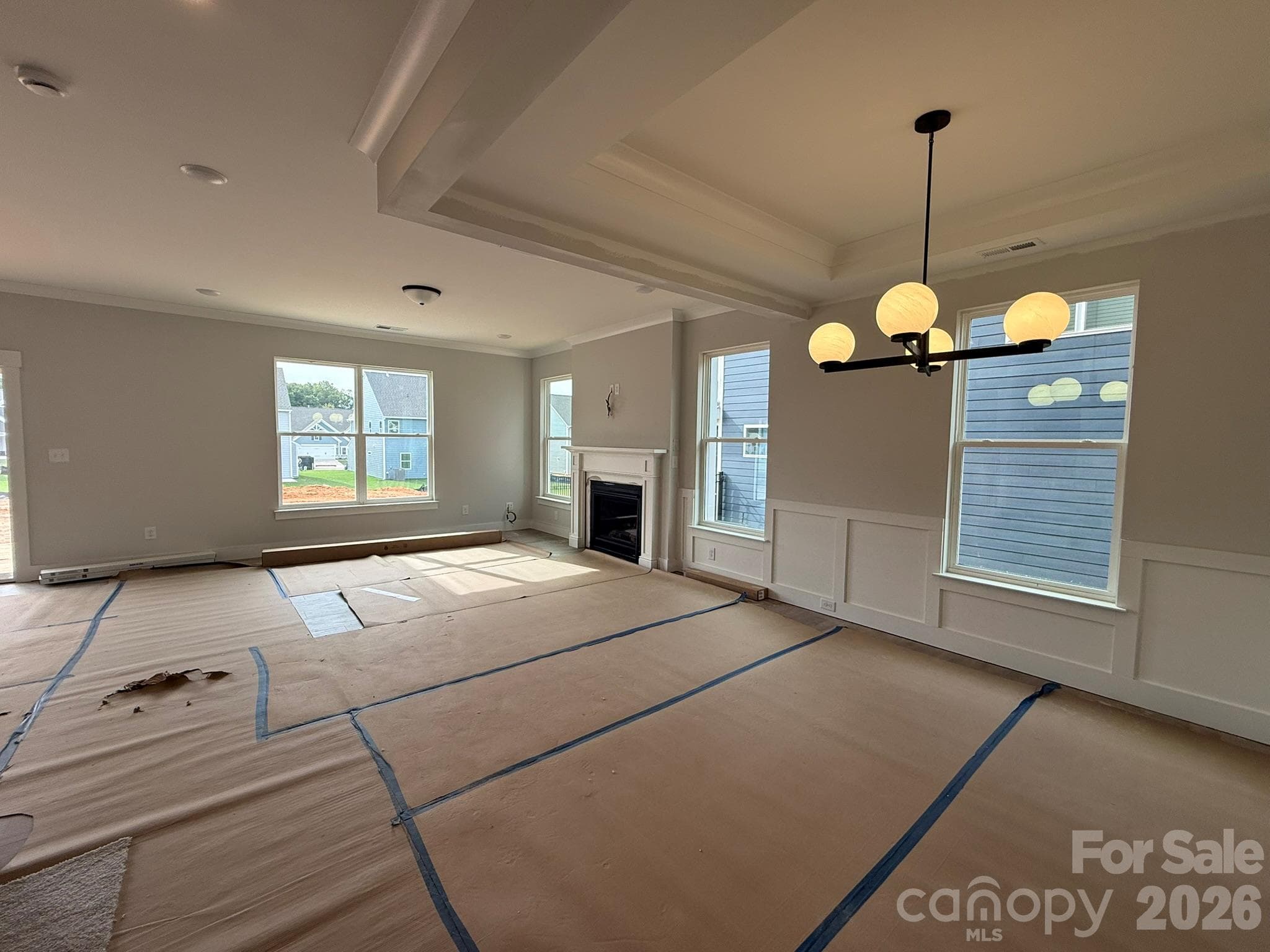 Dining Area and Family Room - 2223 Caravan Lane, Stanley