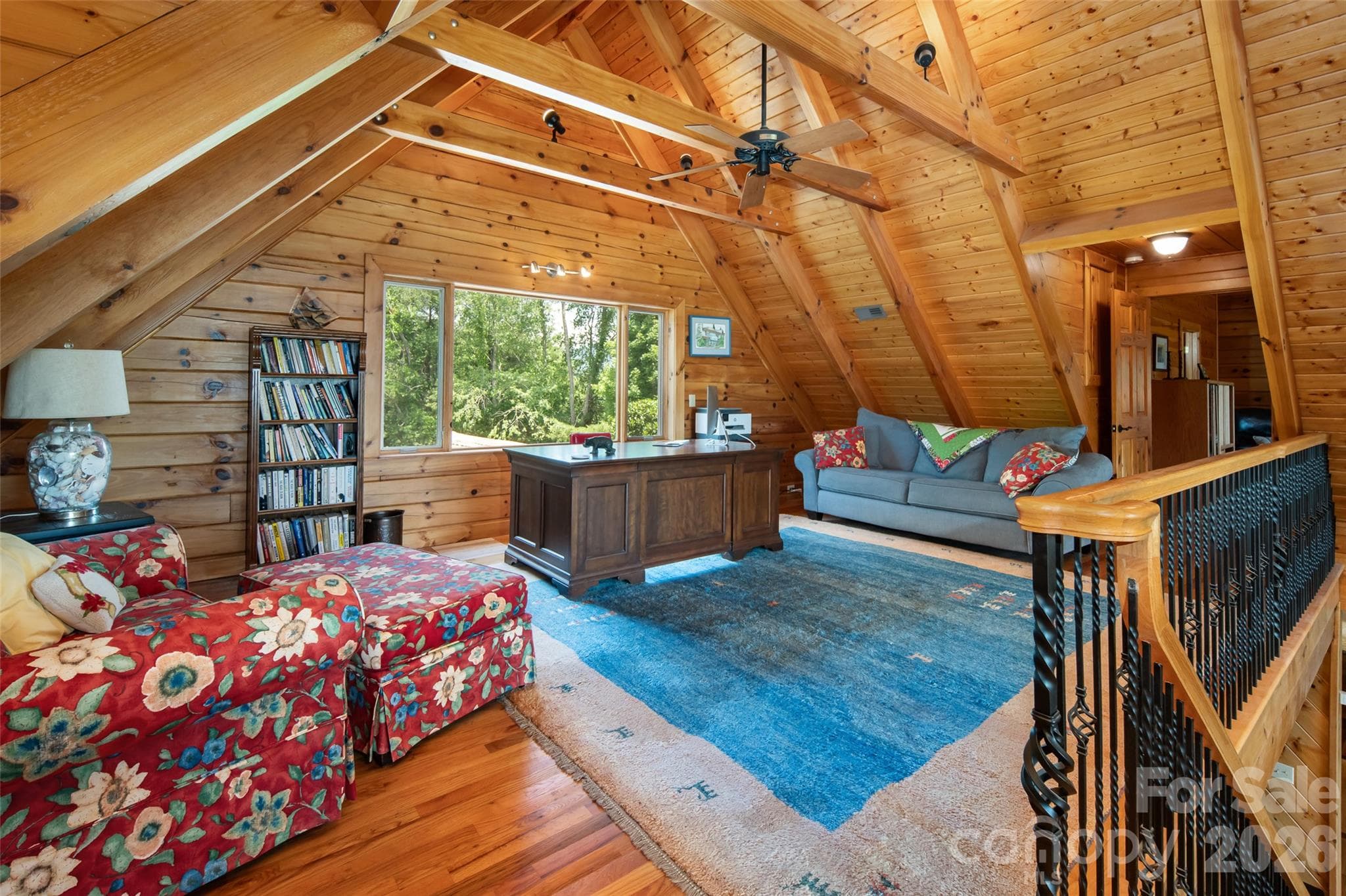 Inspiring, light-filled, owner's loft. Loft, Office, Flex Space - 316 Stevenson Cove Road, Waynesville