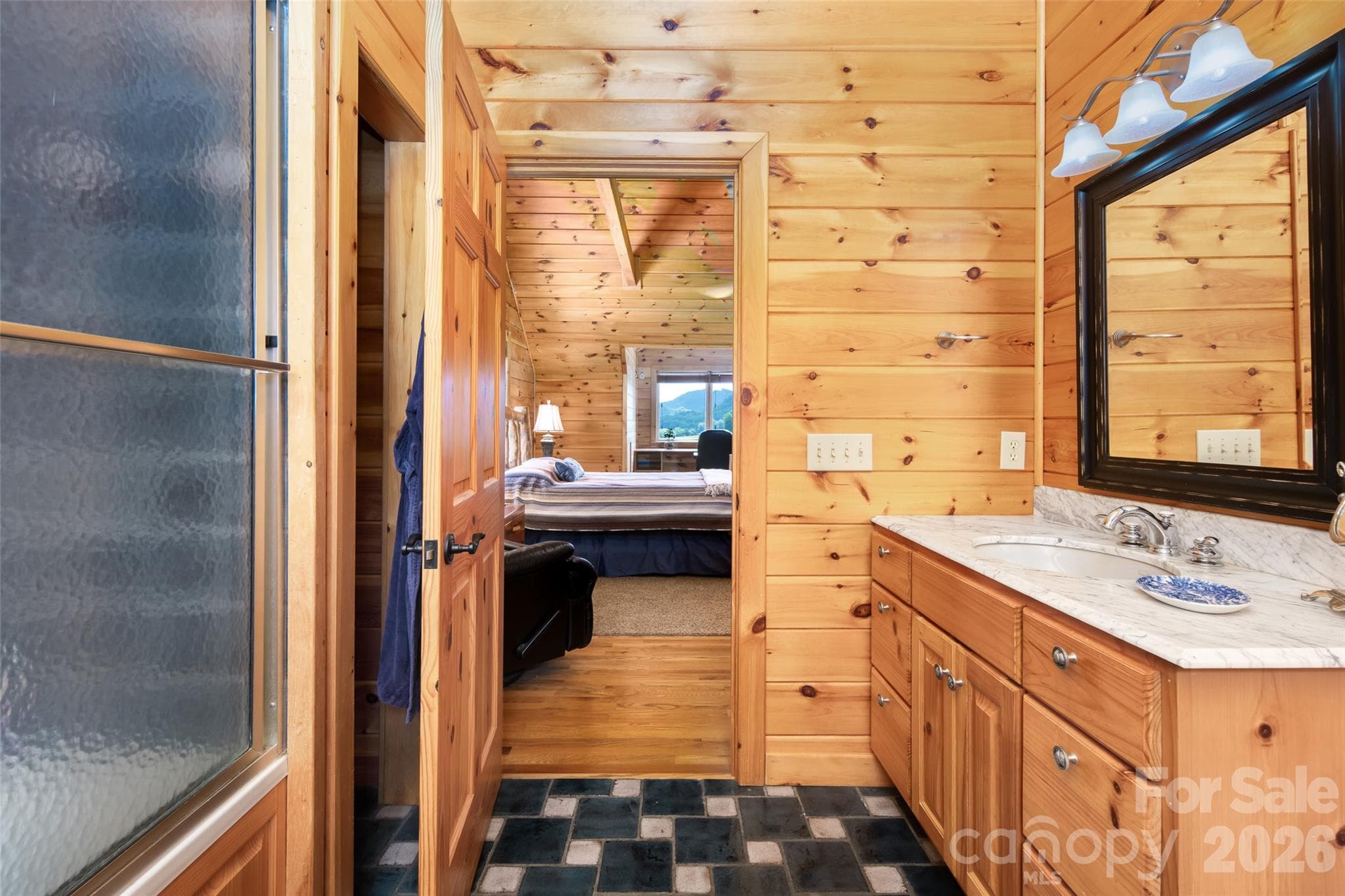 3rd bathroom. Located on second level. - 316 Stevenson Cove Road, Waynesville