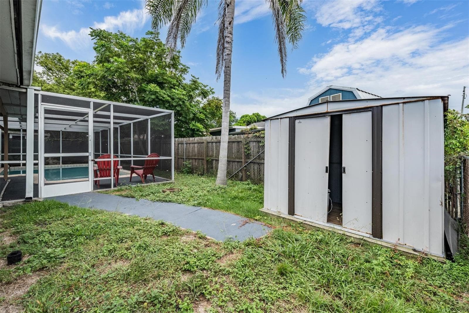 Storage shed - 7700 BIRCHWOOD DR, PORT RICHEY