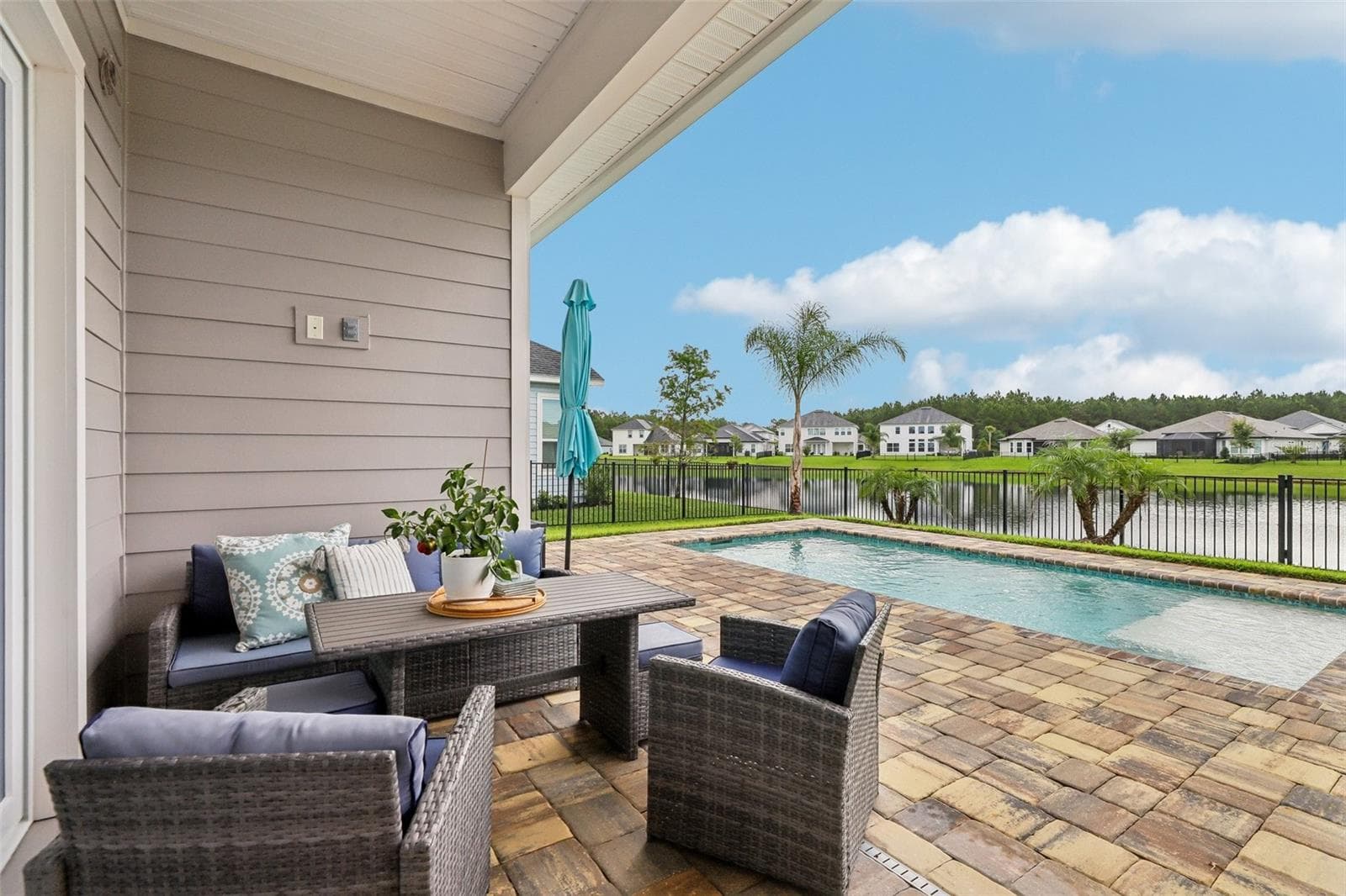 Back Patio & Pool - 136 IRIS CREEK DR, ST AUGUSTINE