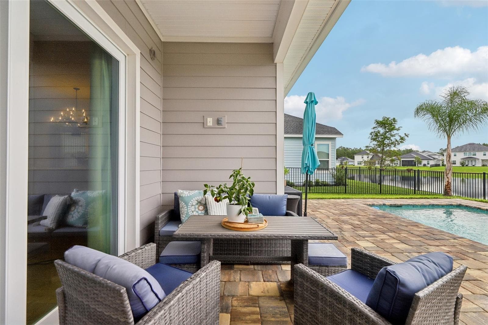 Back Patio and Pool - 136 IRIS CREEK DR, ST AUGUSTINE