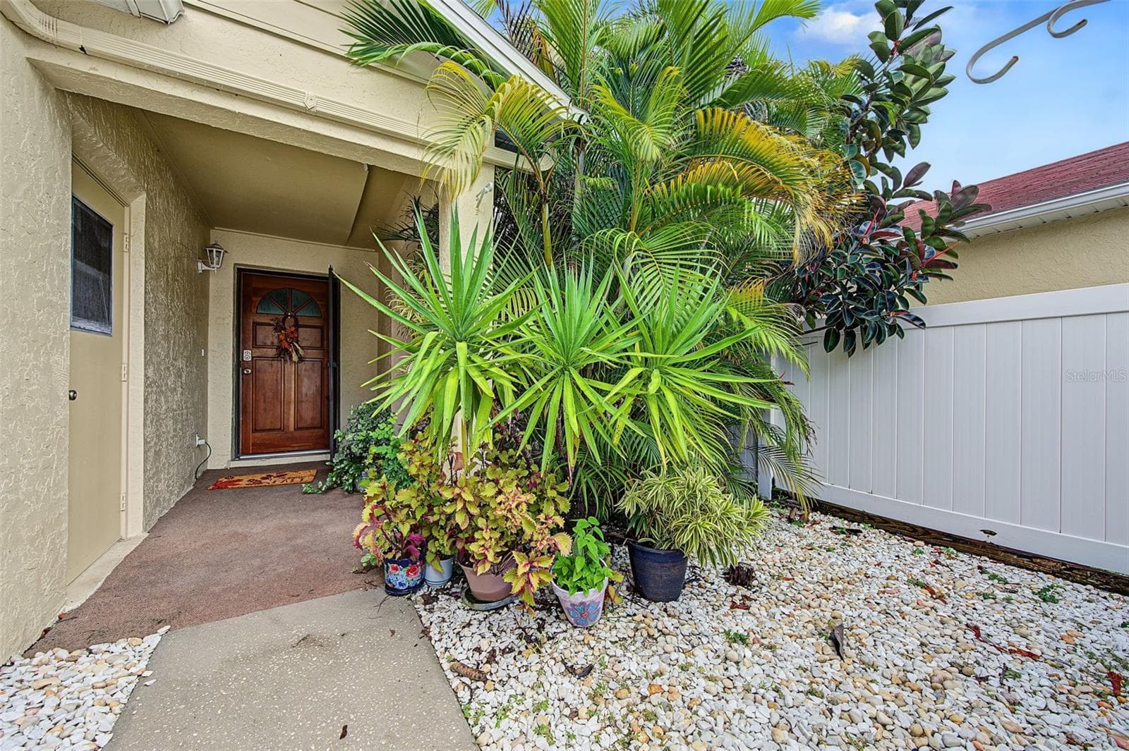 Private, Fenced Entry and Front Porch - 2771 SUMMERDALE DR #7, CLEARWATER