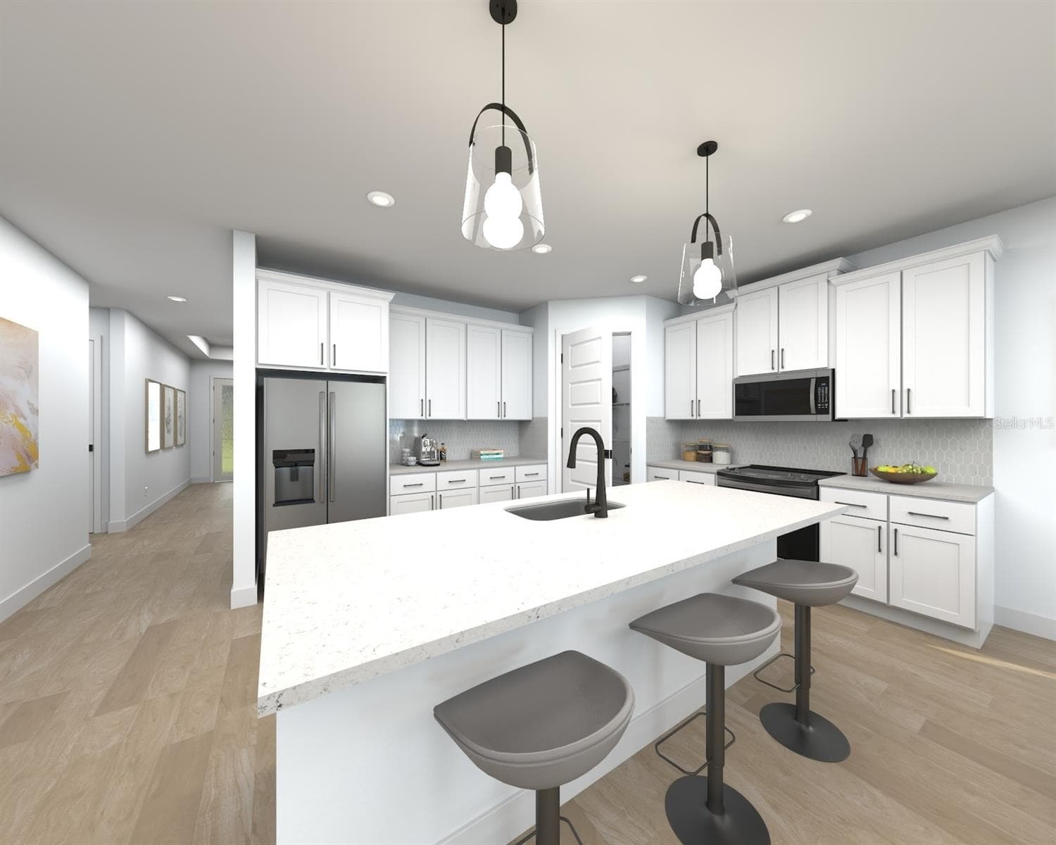 Photo is not of the actual home, but is an inspirational photo of builder’s model home and may depict options, furnishings, and/or decorator features that are not included. - 13109 SHELLMORE AVE, PALMETTO
