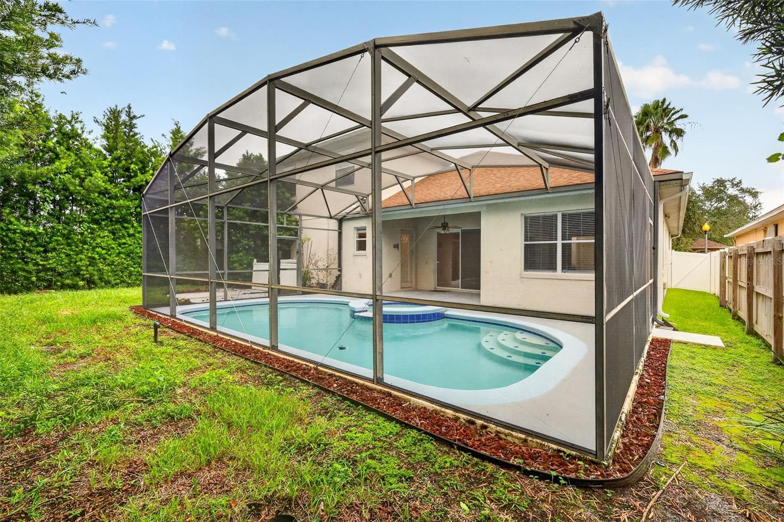 backyard - 8484 DOVER VIEW LN, ORLANDO
