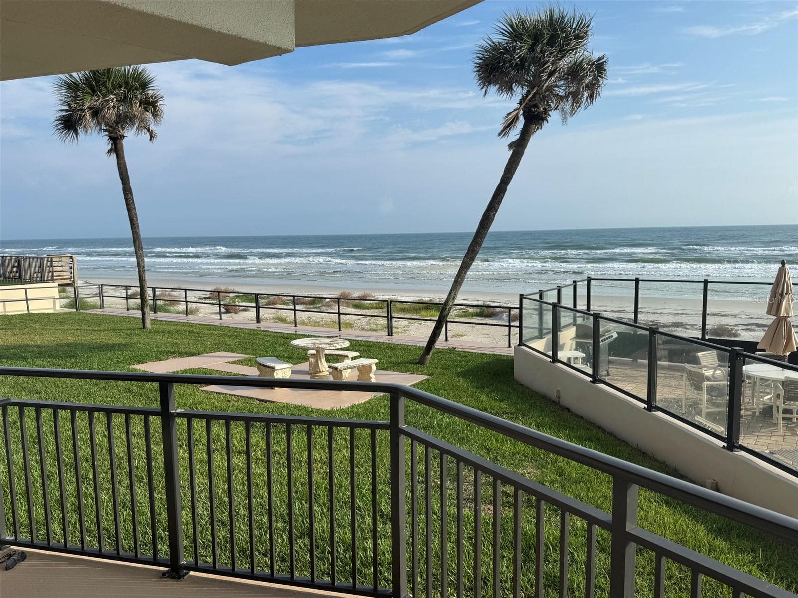 Balcony looking North - 4745 S ATLANTIC AVE #102, PONCE INLET