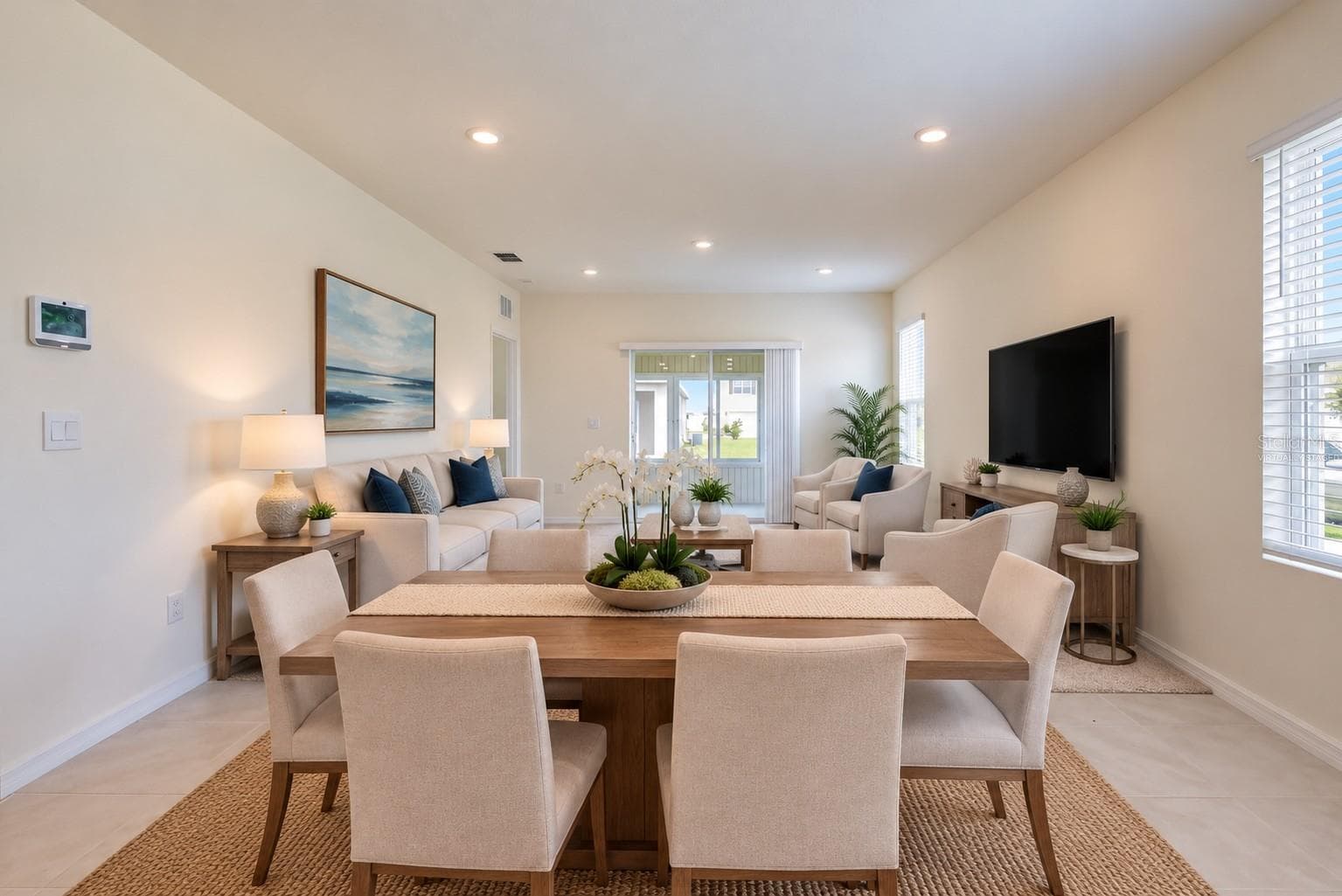 Virtually Staged, Formal Dining Room - 2415 BRASSIE CT, WINTER HAVEN