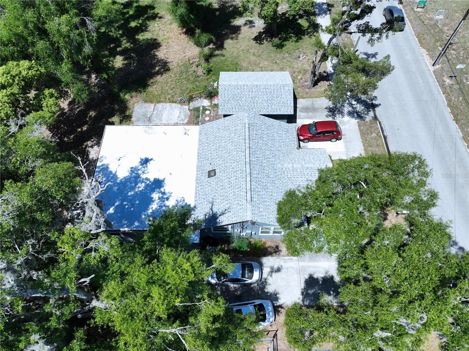 Drone shot from the top - 37250 FLORIDA AVE, DADE CITY