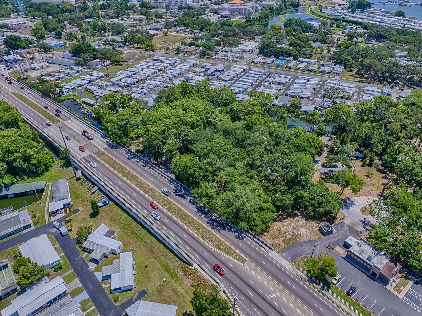 Aerial from Dead River Road - LION LN, TAVARES