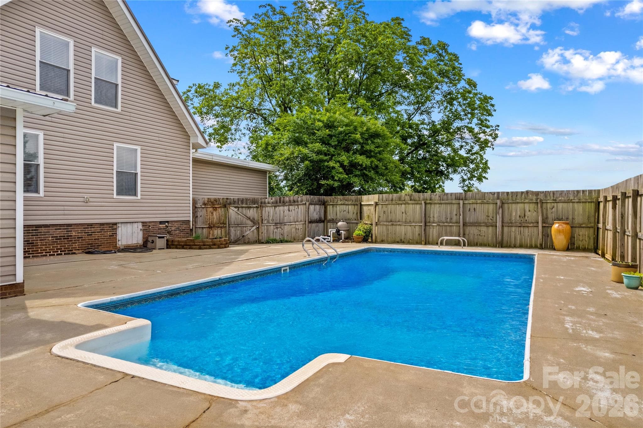 Another view of Pool - 296 Hicks Creek Road, Troutman