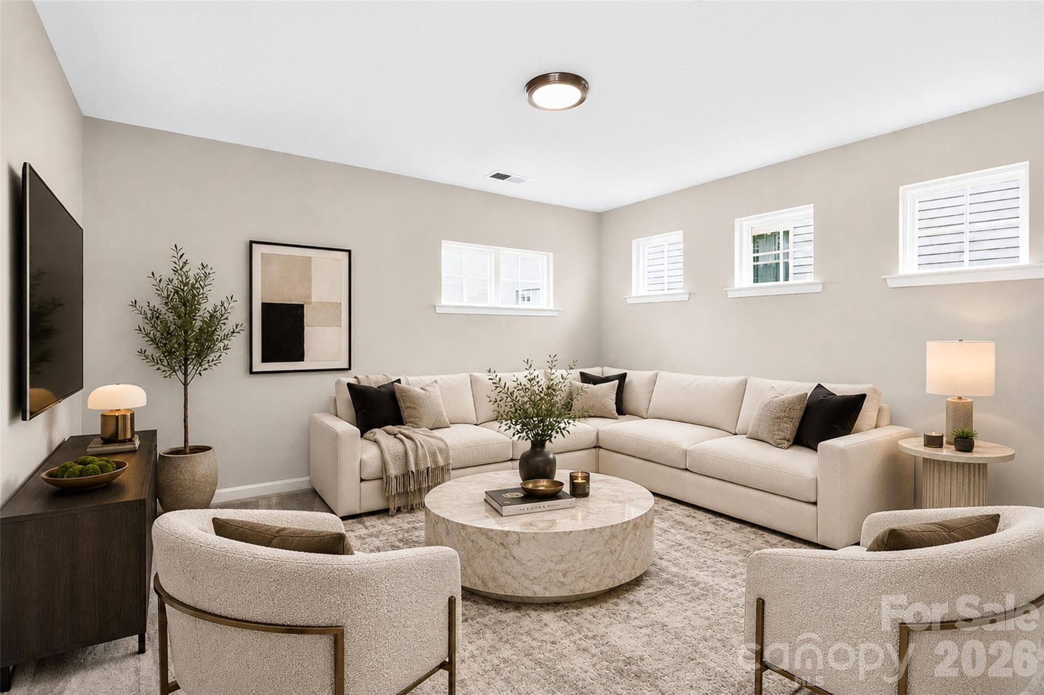 Loft Virtually Staged - 17504 Terryglass Lane, Charlotte