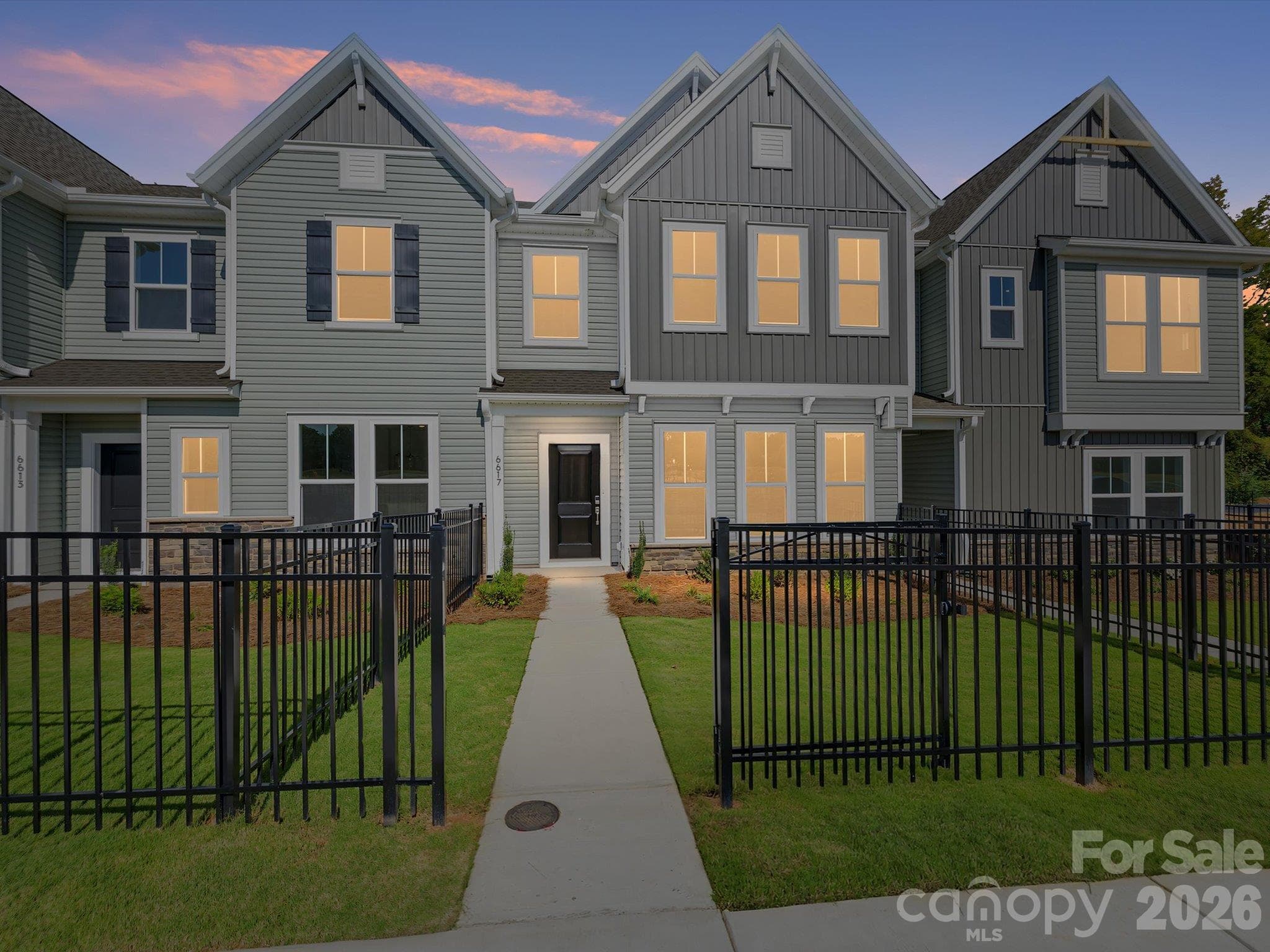 Fenced in Front Yard for Privacy and Security - 6617 Fire Lily Lane, Charlotte