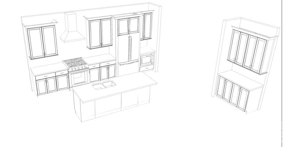 Proposed Kitchen Layout. - 12087 Coyle Road, Stanfield