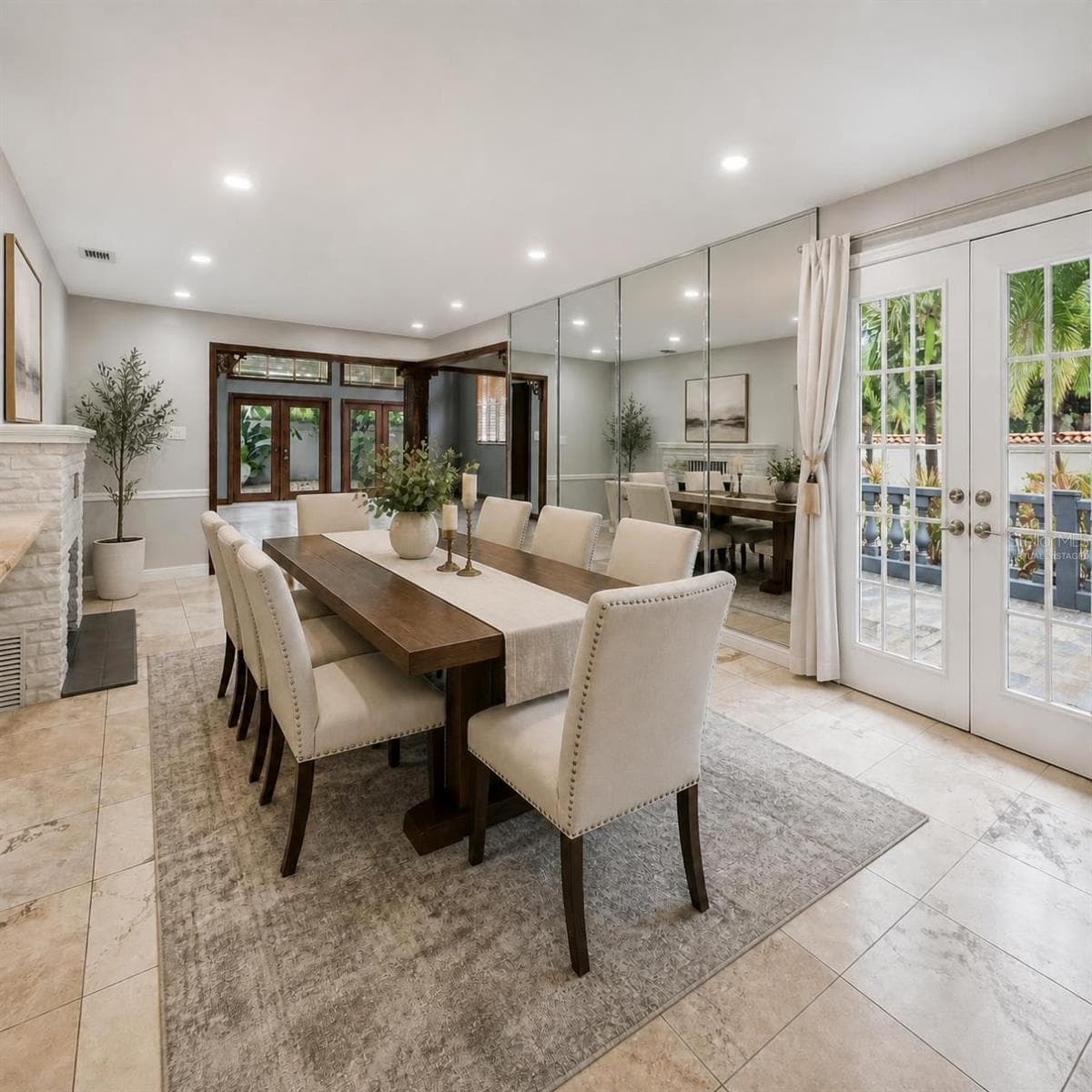 Dining Room - Virtually Staged - 1800 ALTA VISTA ST, SARASOTA