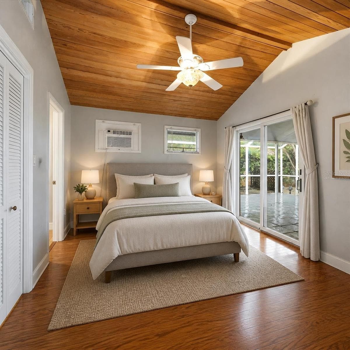 Primary Bedroom - Virtually Staged - 1800 ALTA VISTA ST, SARASOTA