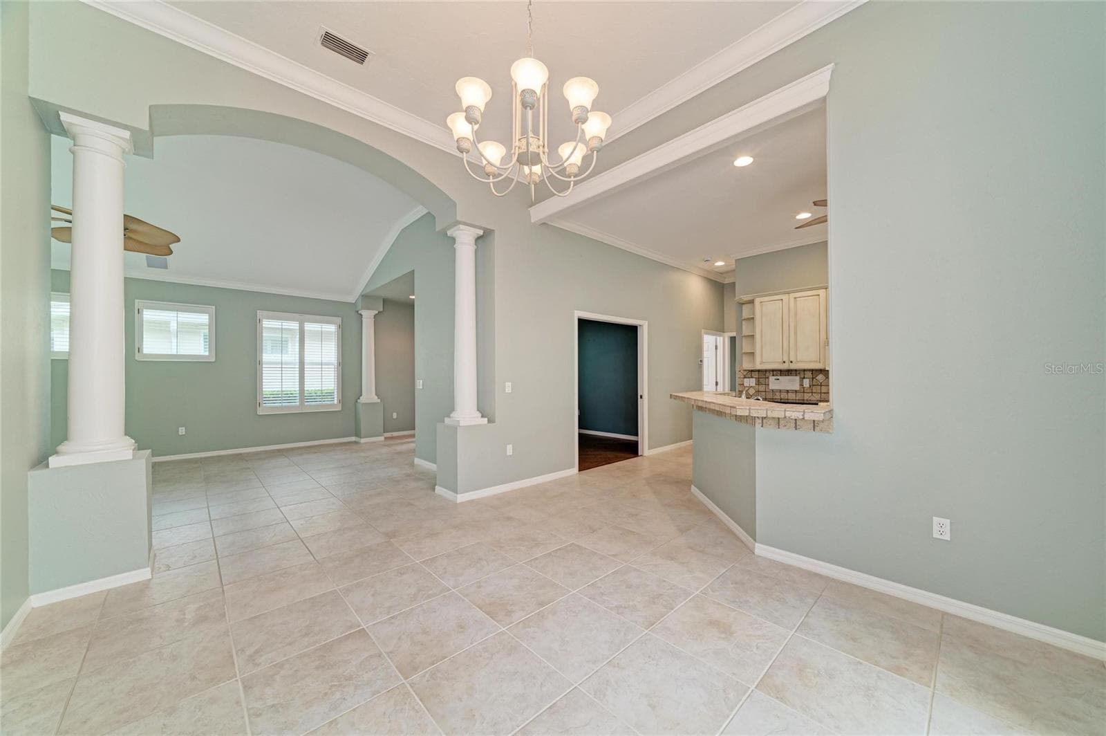 Dining Room & Kitchen - 7816 HERITAGE CLASSIC CT, LAKEWOOD RANCH