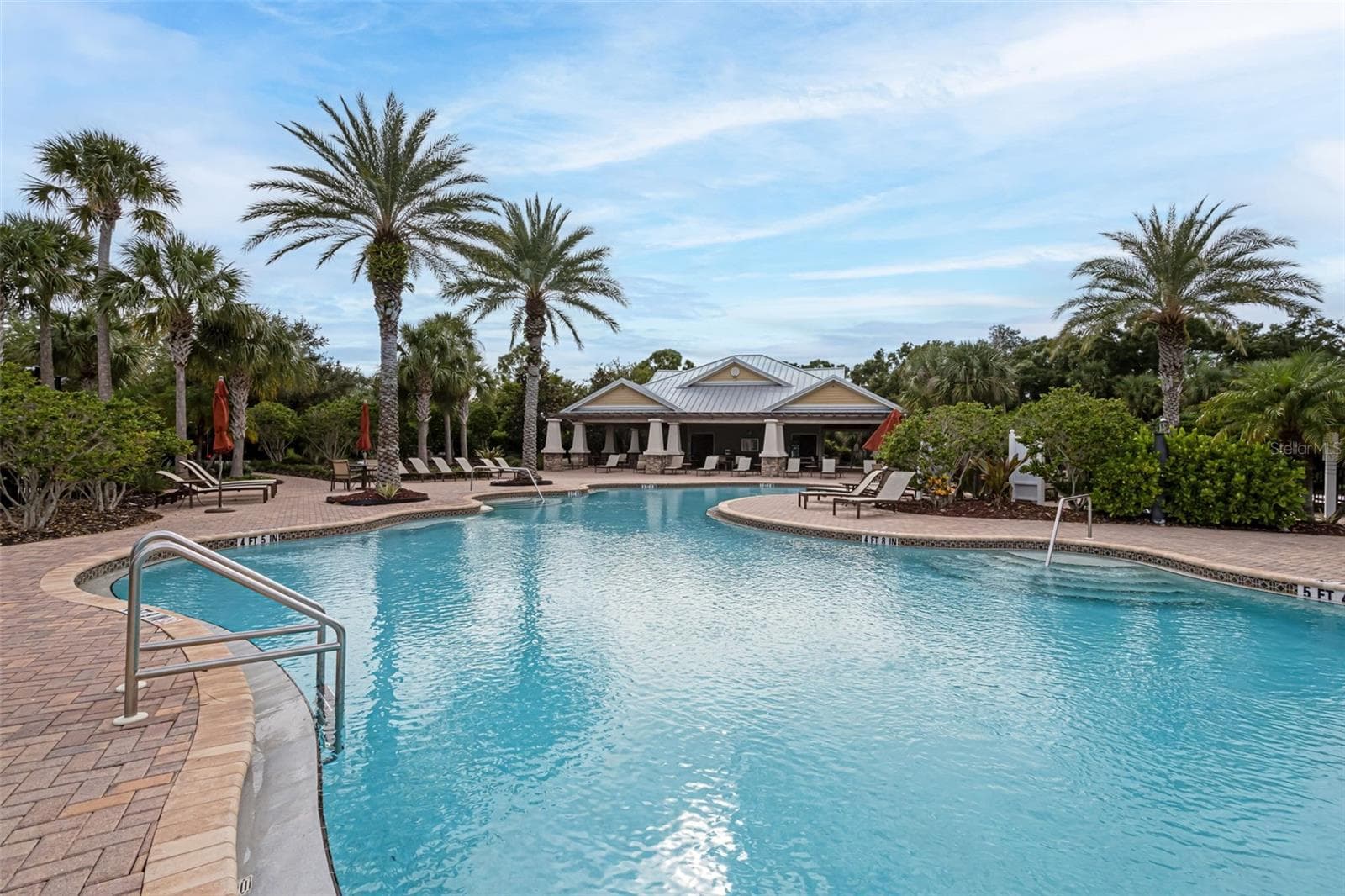 Large community swimming pool for residents to enjoy. - 6195 ANISE DR, SARASOTA