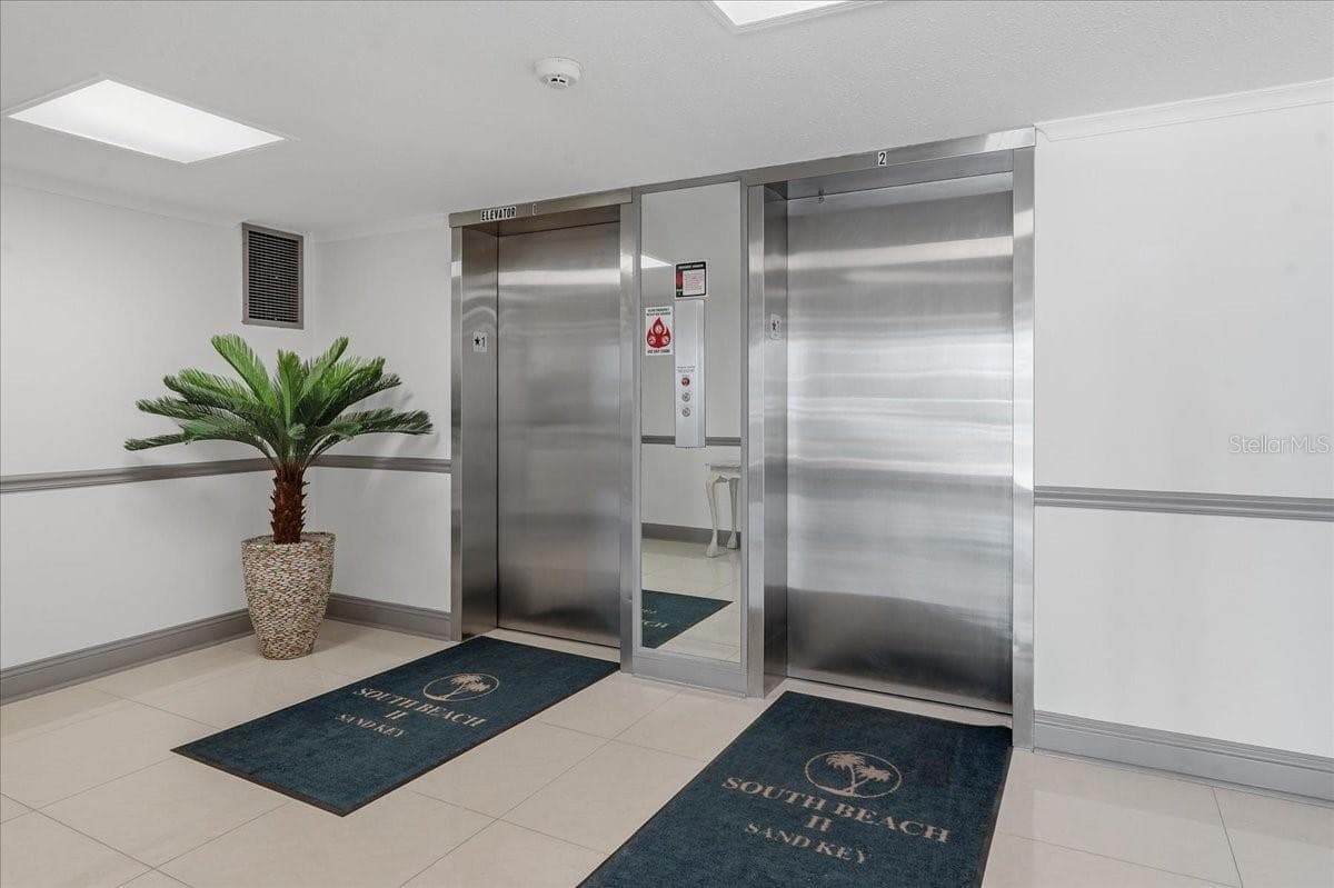 BUILDING ELEVATORS - 1430 GULF BLVD #407, CLEARWATER BEACH