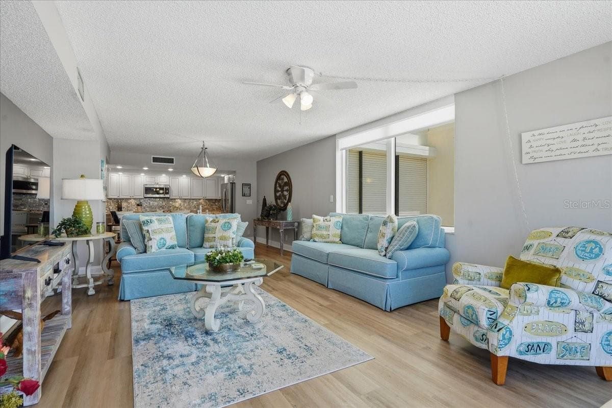 NEW HURRICANE RATED WINDOW IN THE FAMILY ROOM - 1430 GULF BLVD #407, CLEARWATER BEACH