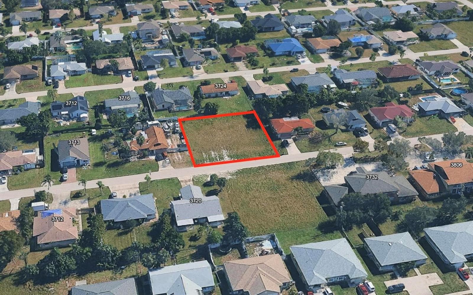 Land at 3725 SW 7TH PL, CAPE CORAL, photo 2 of 3