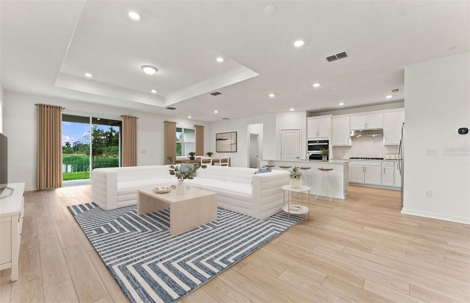 Virtually Staged - Oopen Gathering Room - 10037 TRELLIS VINE WAY, PARRISH