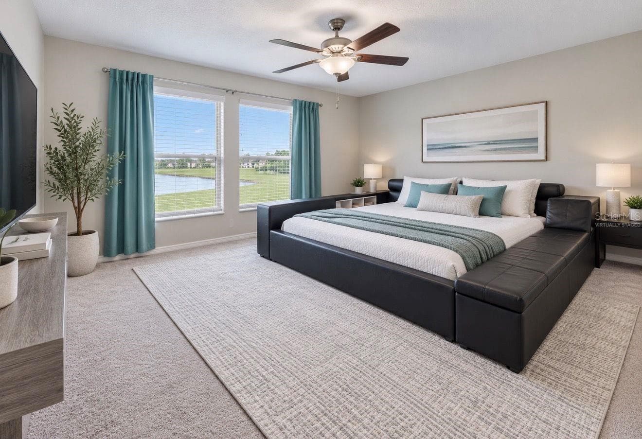 Primary Bedroom | Virtually Staged - 11911 FIELD THISTLE CT, RIVERVIEW