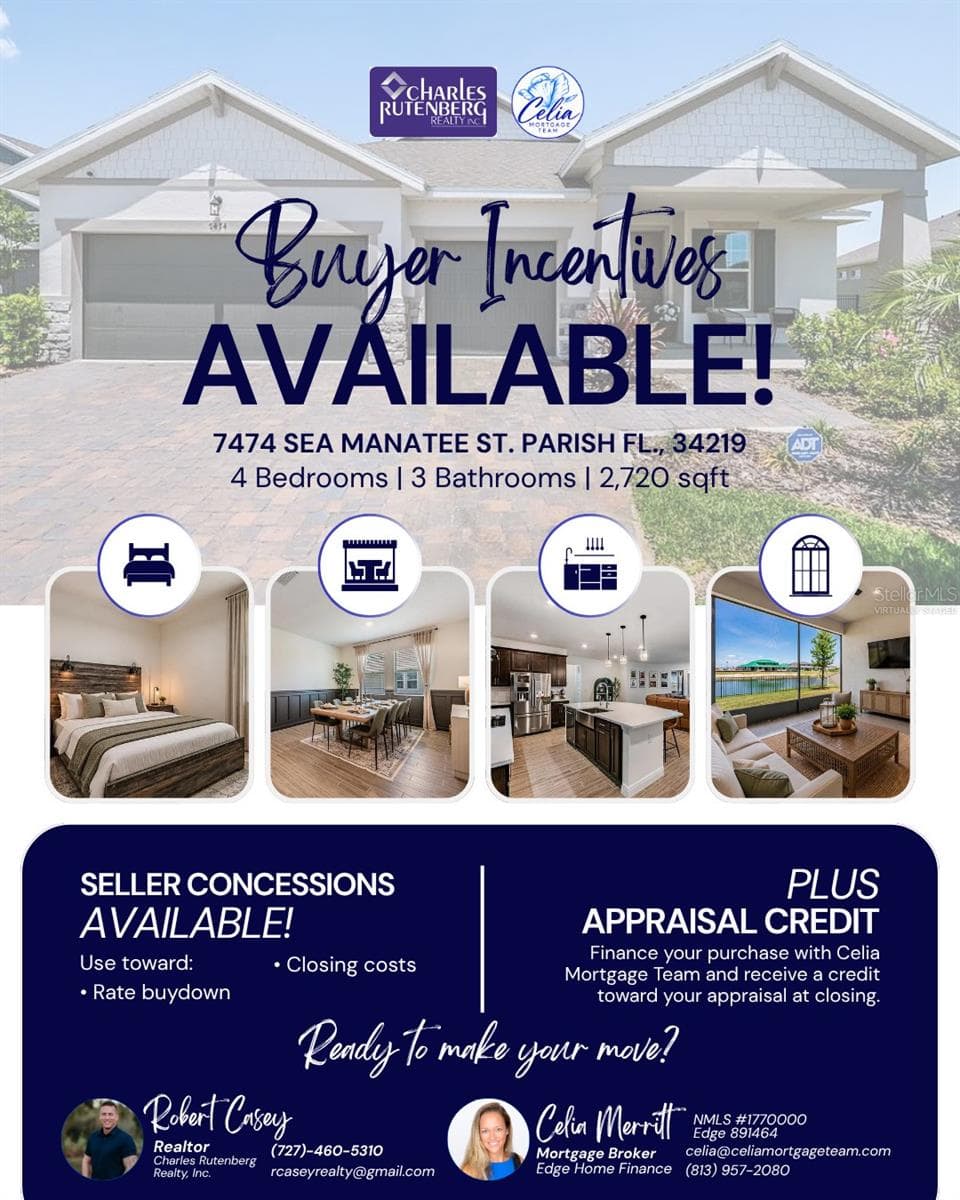 virtually staged - 7474 SEA MANATEE ST, PARRISH
