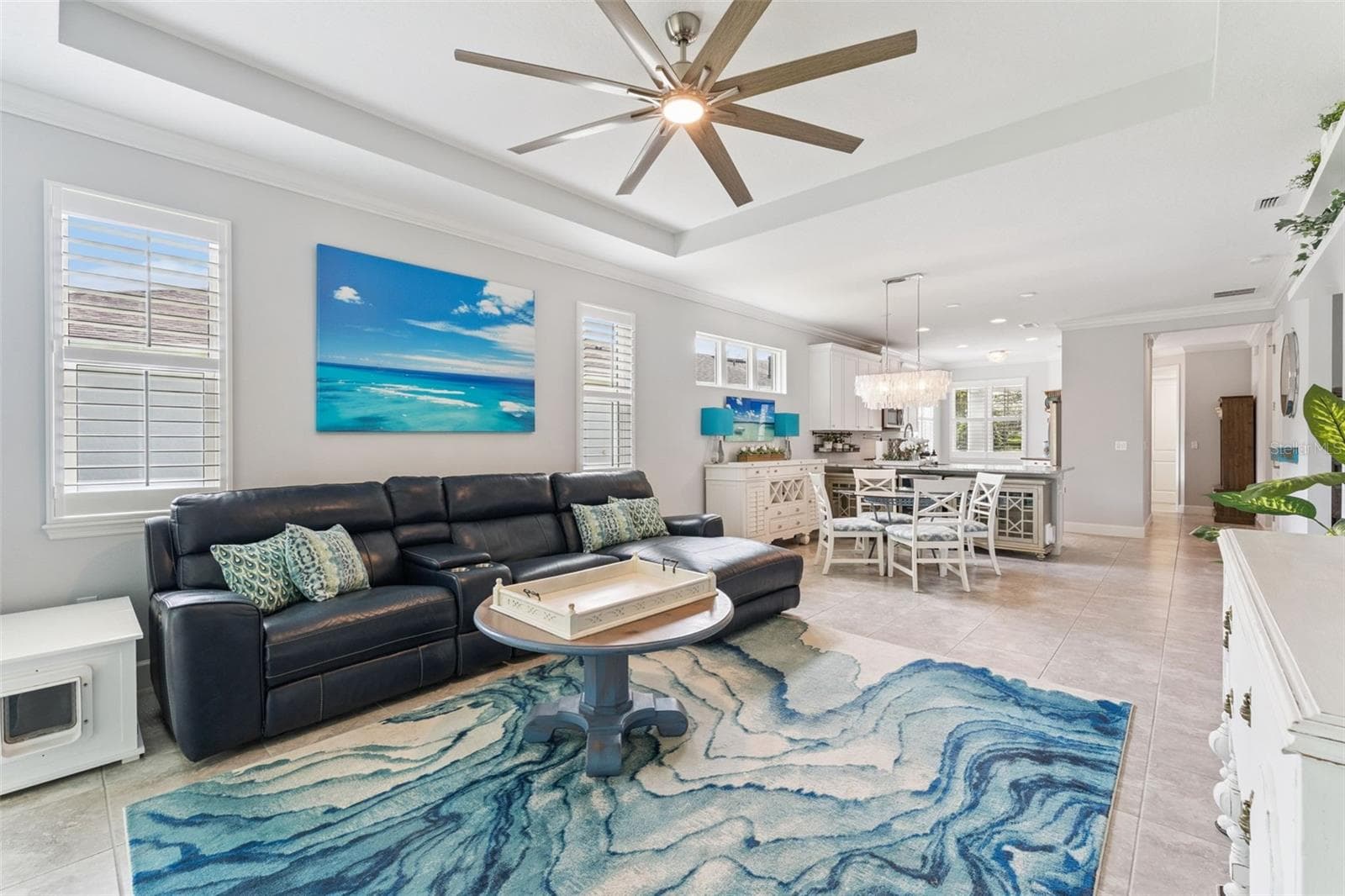 View of the Great Room, Dining & Kitchen areas - 1305 HAYTON AVE., DELAND